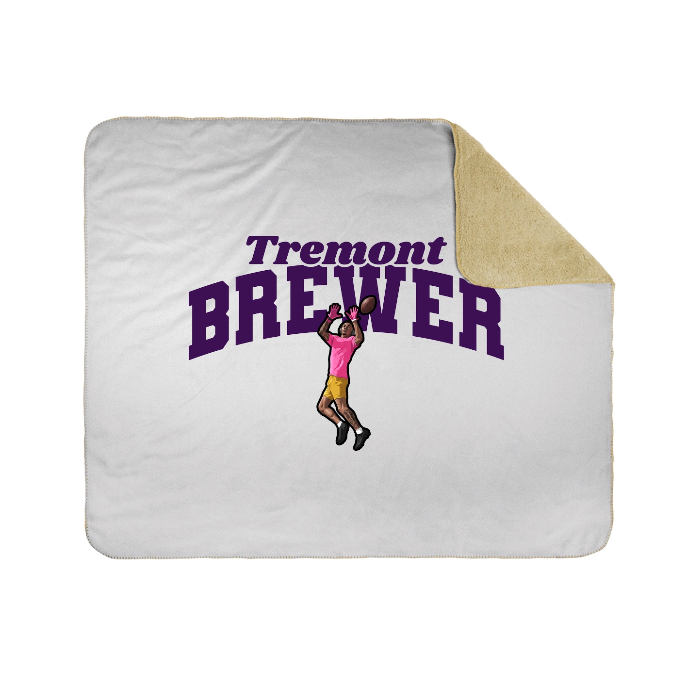 Throw Blanket — Signature Arch in White