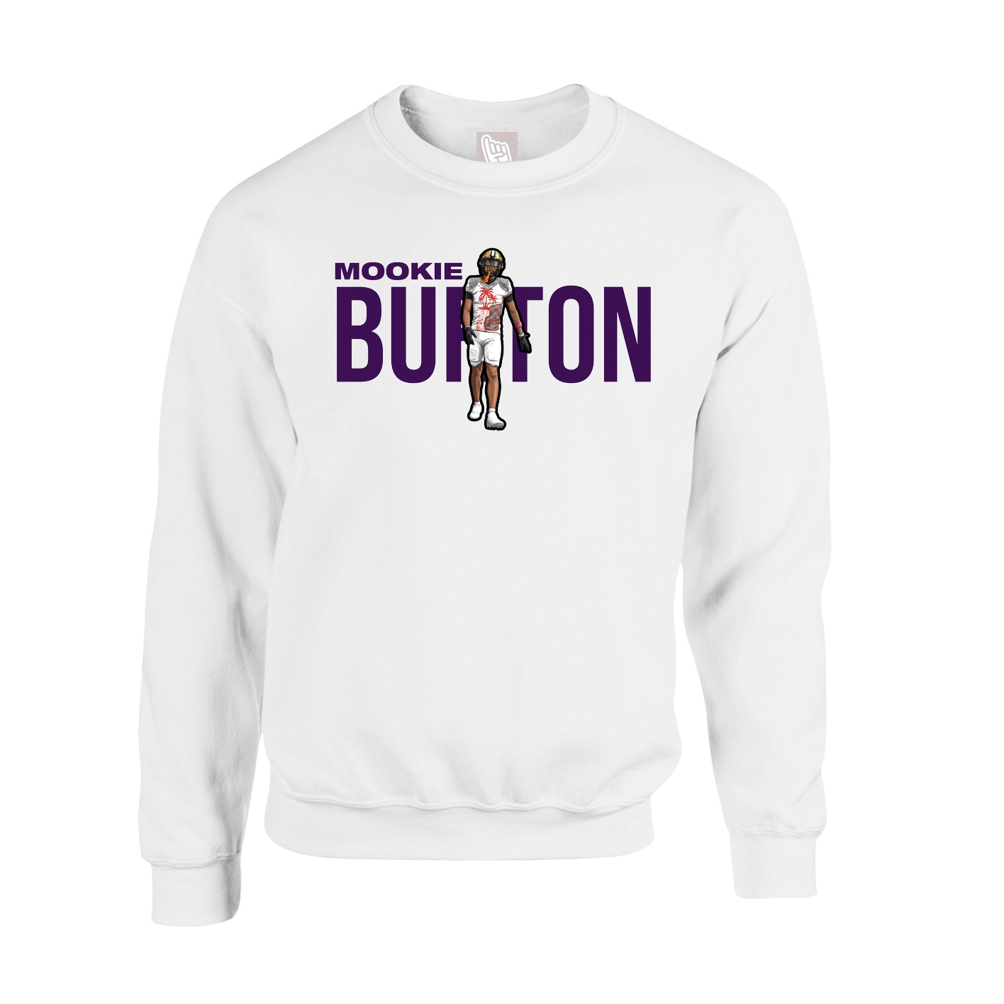 Fleece Crew — Player Name in White