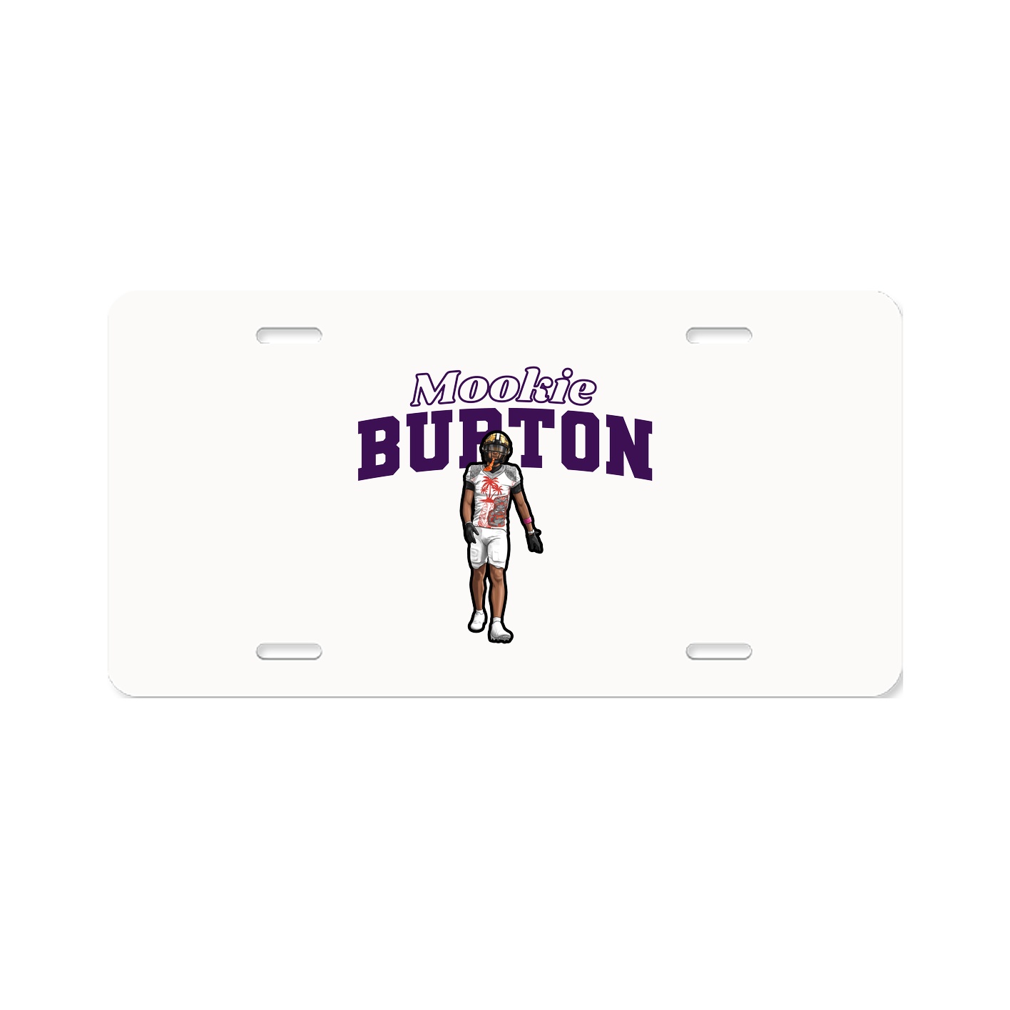 License Plate — Name Arch in Classic