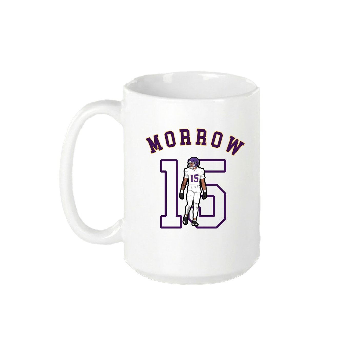 15oz Coffee Mug — Shirsey Arch in White