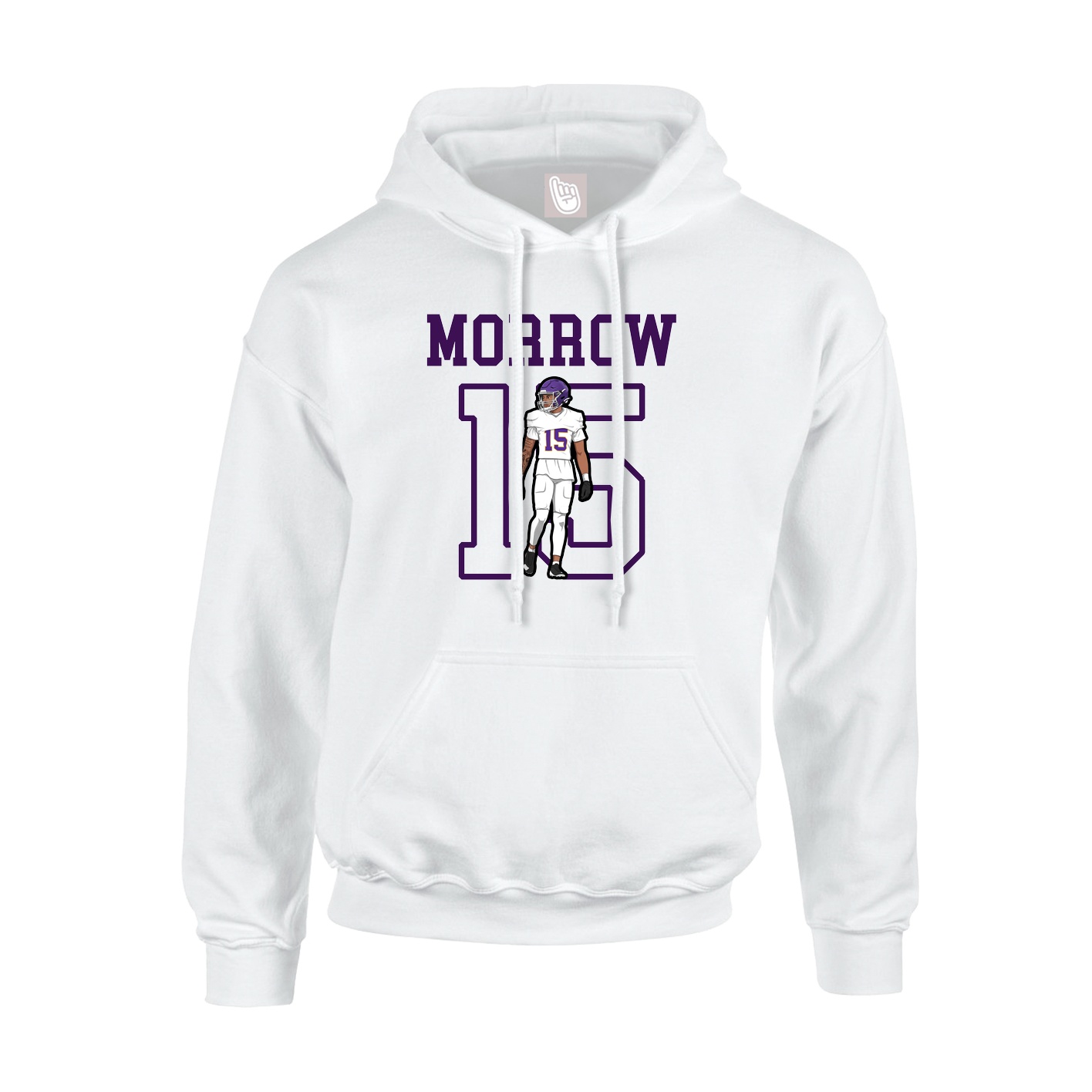 Youth Hoodie — Shirsey in White