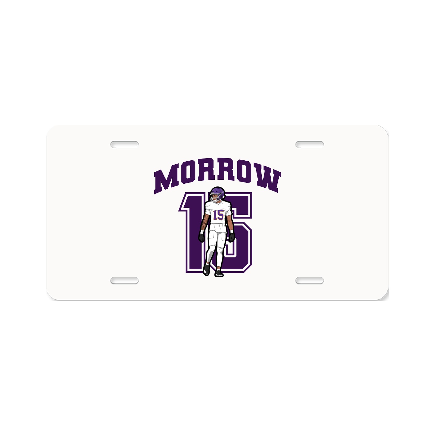 License Plate — Number in Classic