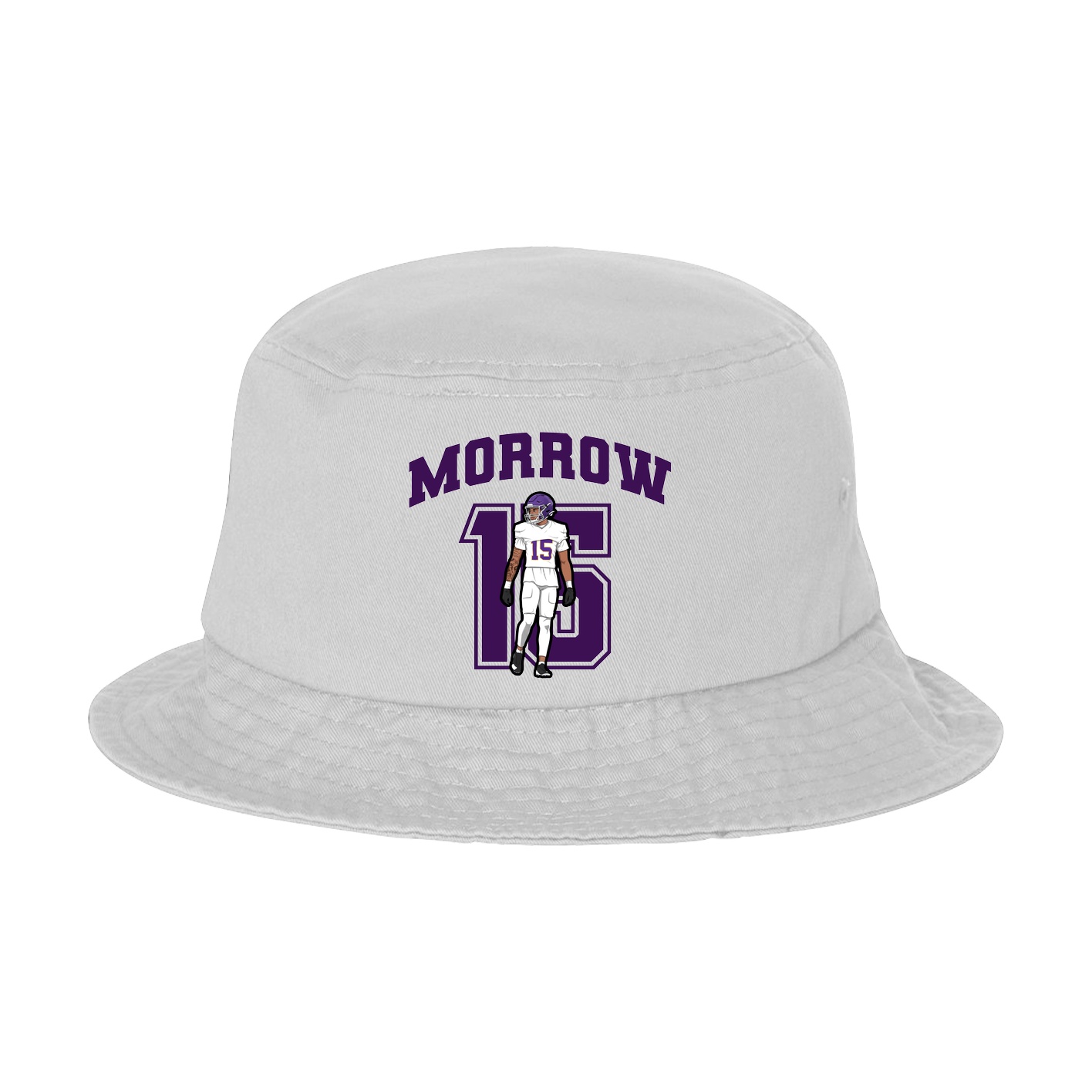 Bucket Cap — Number in White