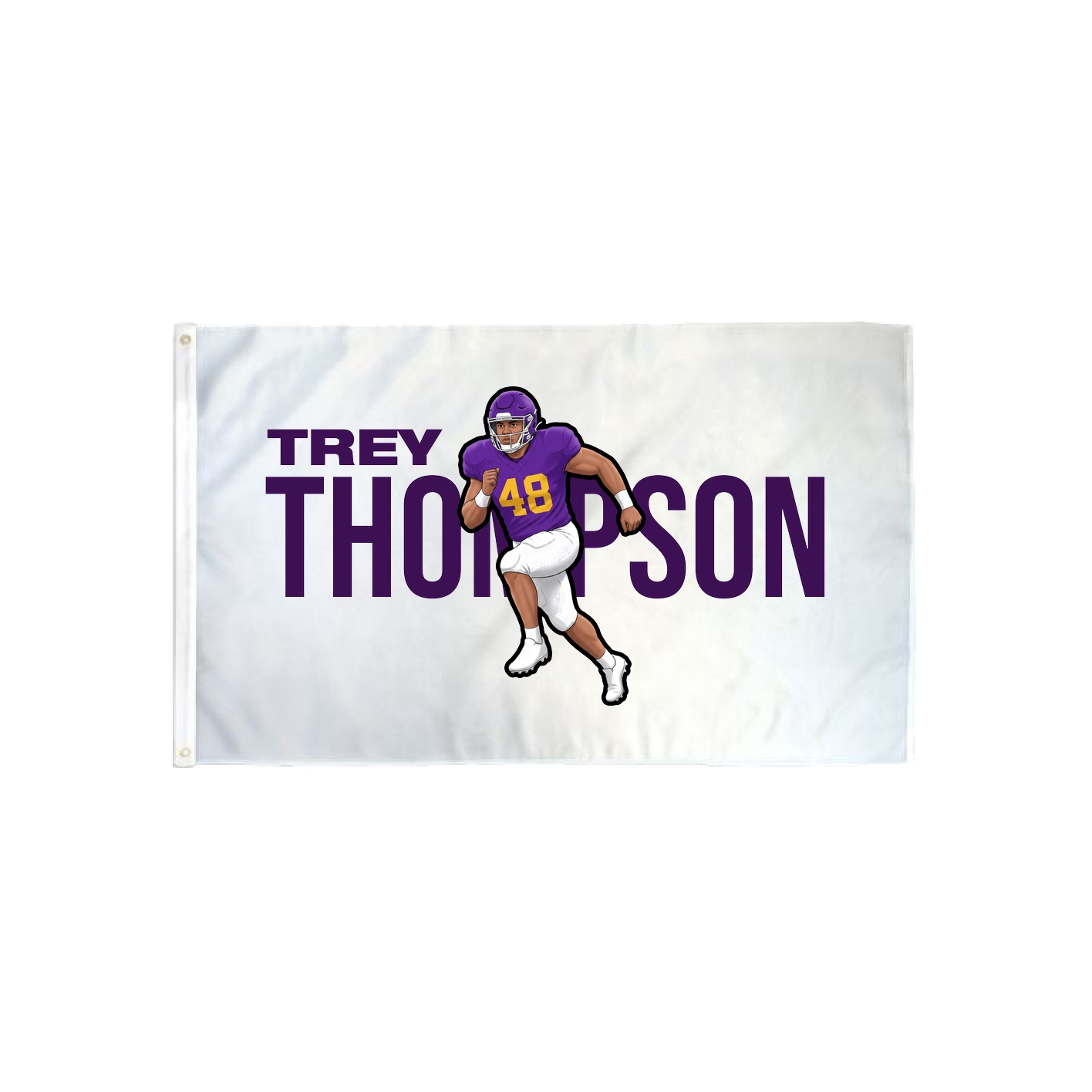 3x5 Flag — Player Name in Classic