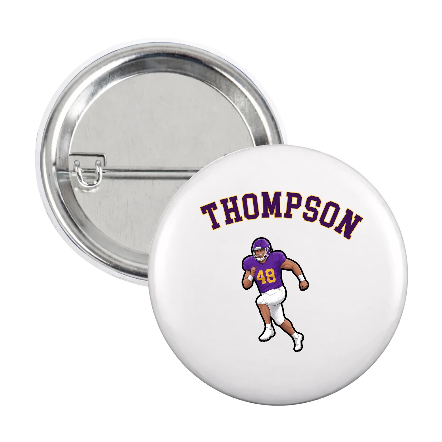 Game Day Button — Shirsey Arch in White