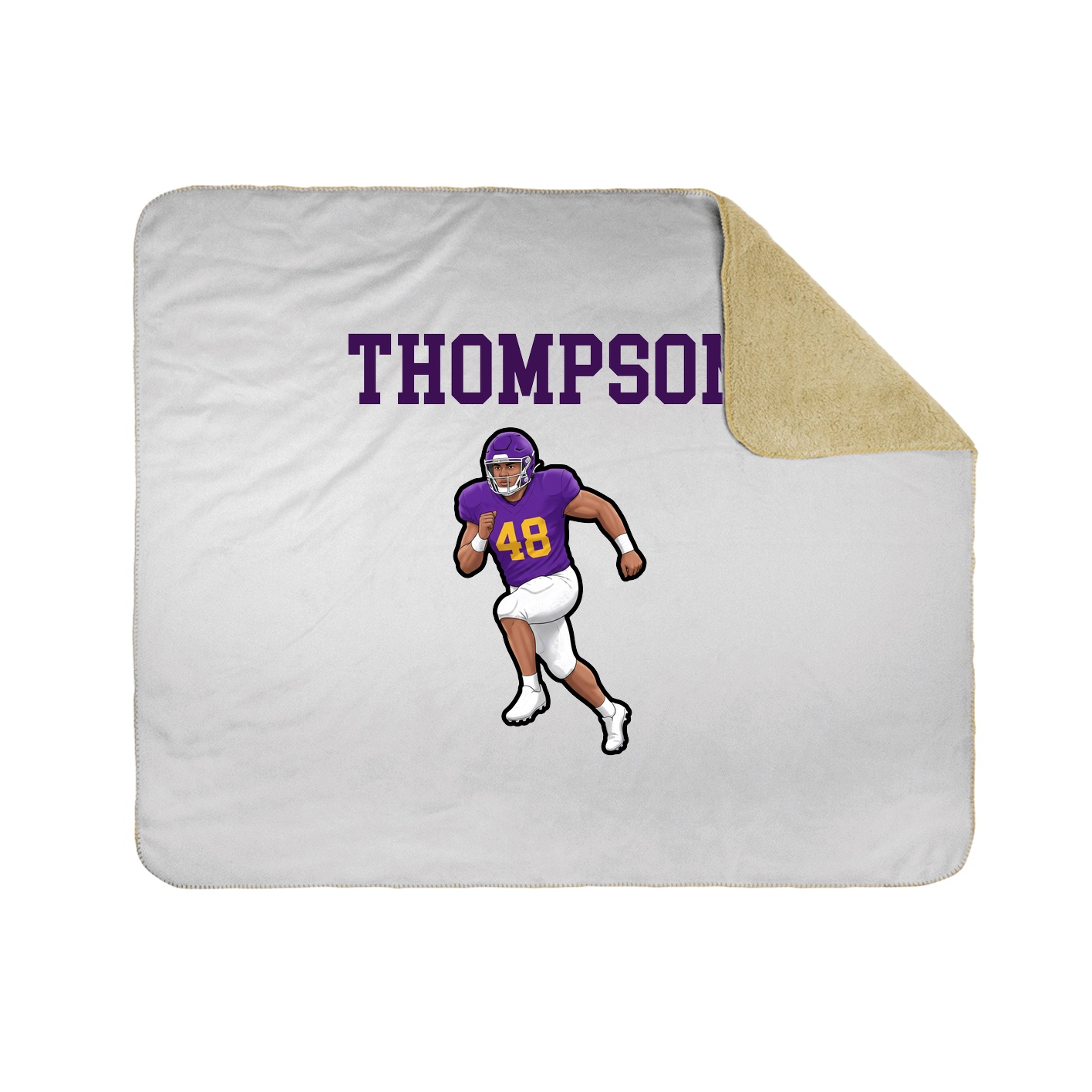 Throw Blanket — Shirsey in White