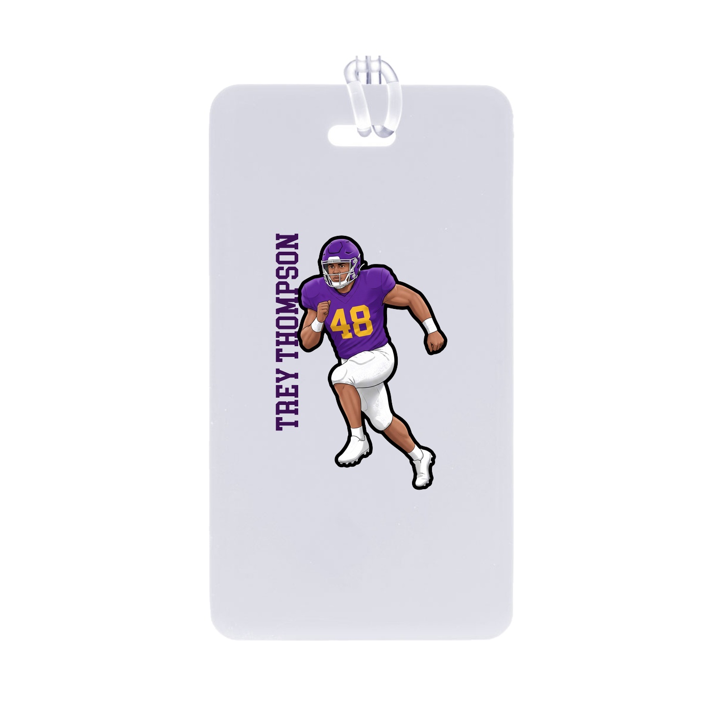 Bag Tag — Name Vertical in Classic