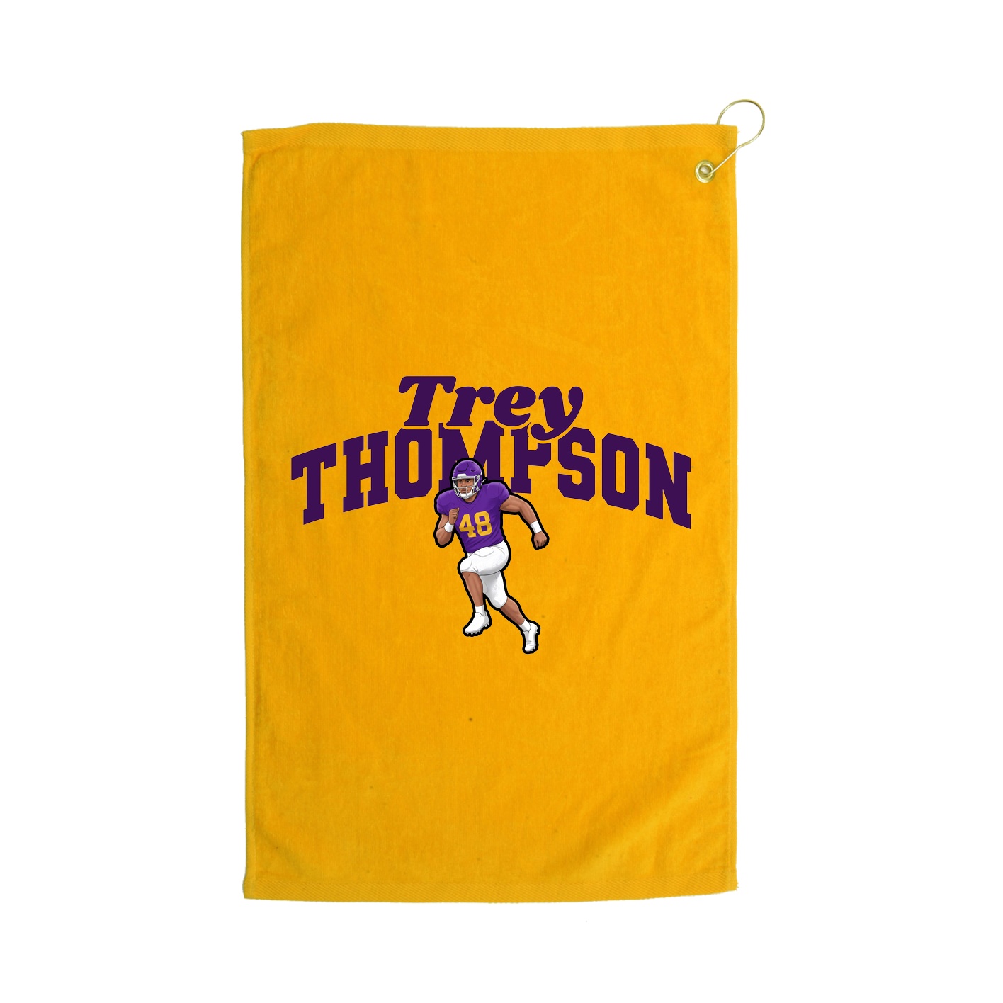 Golf Towel — Signature Arch in Gold