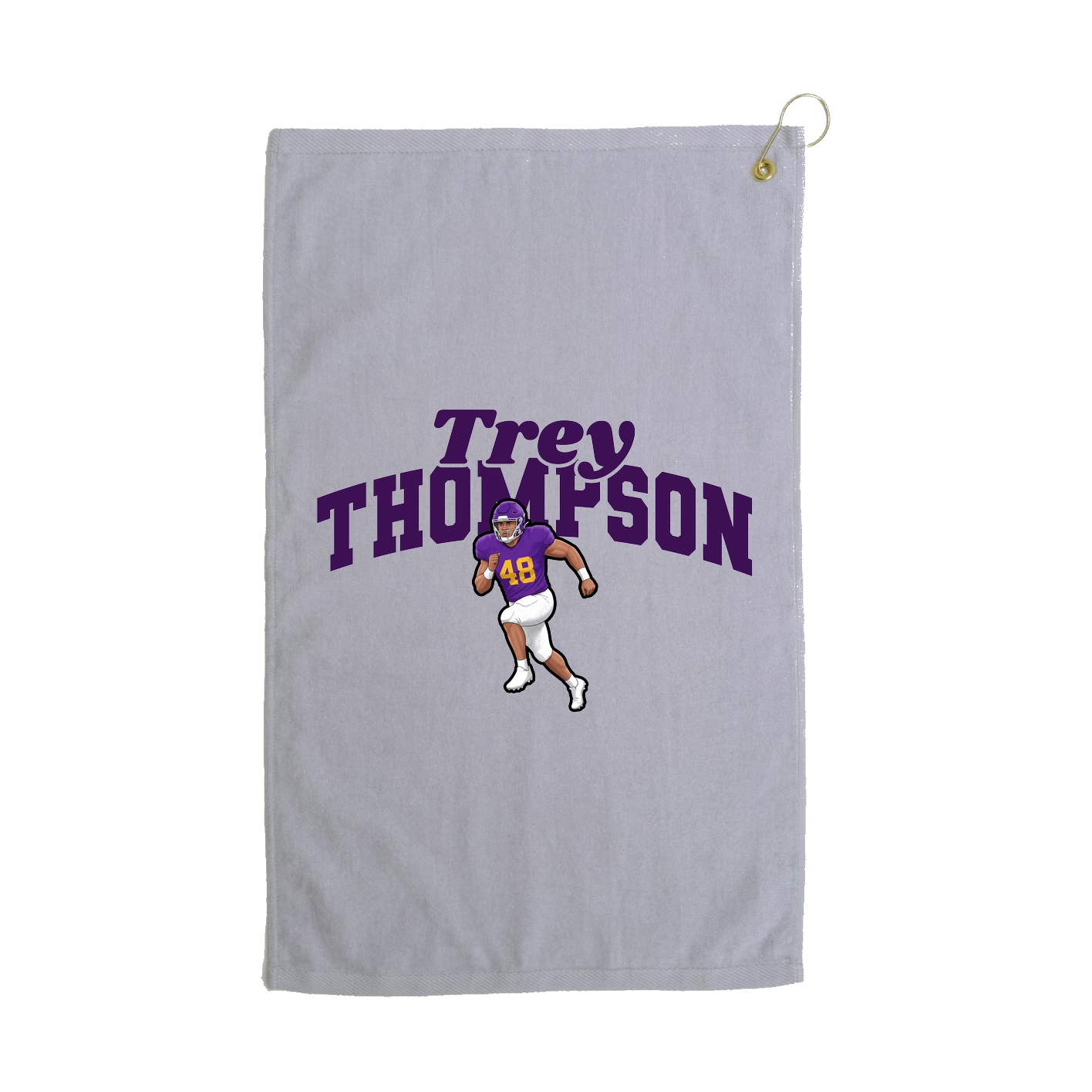 Golf Towel — Signature Arch in Grey