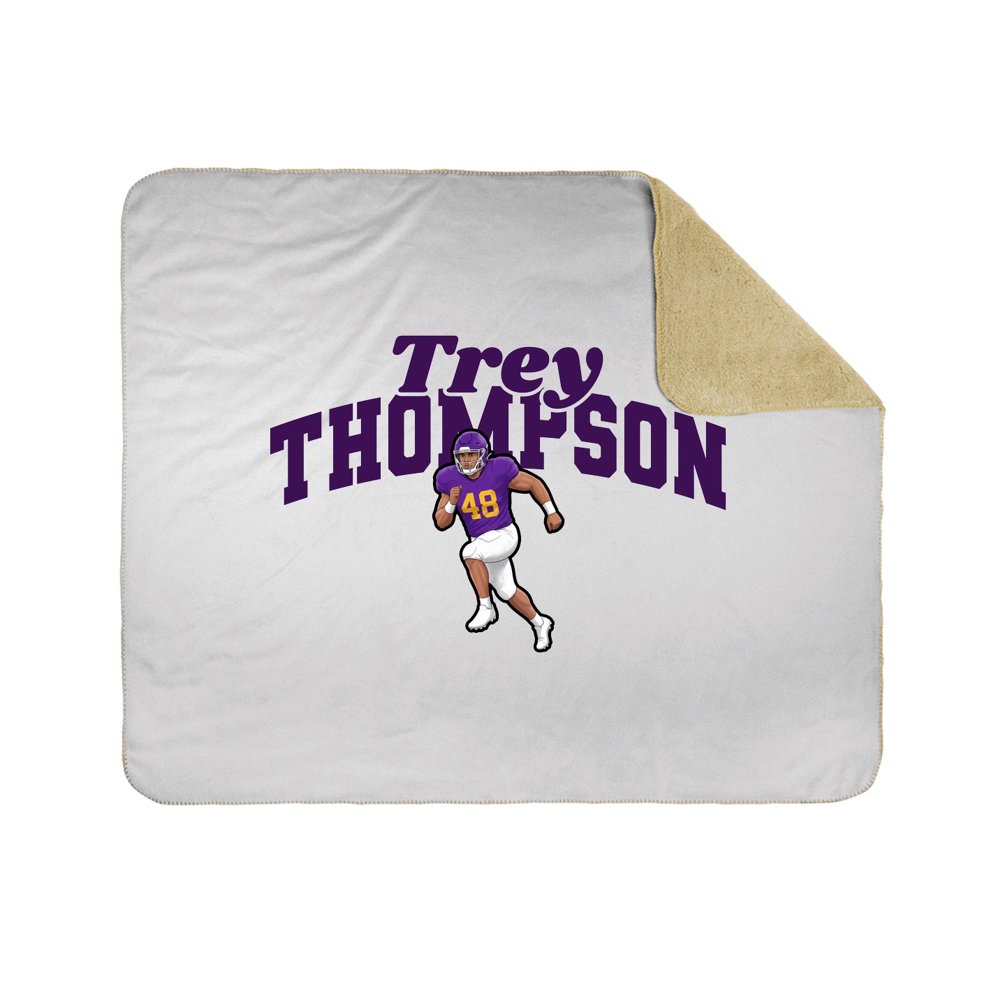Throw Blanket — Signature Arch in White
