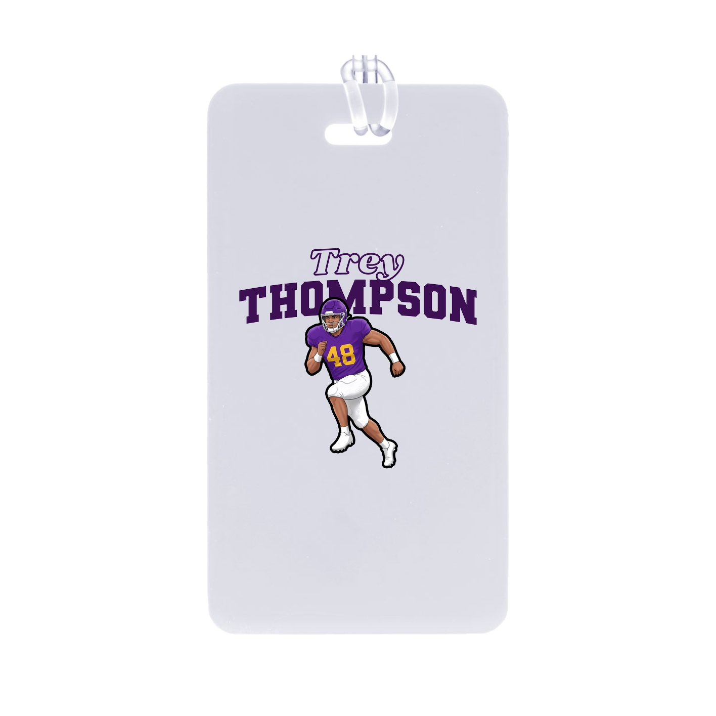 Bag Tag — Name Arch in Classic