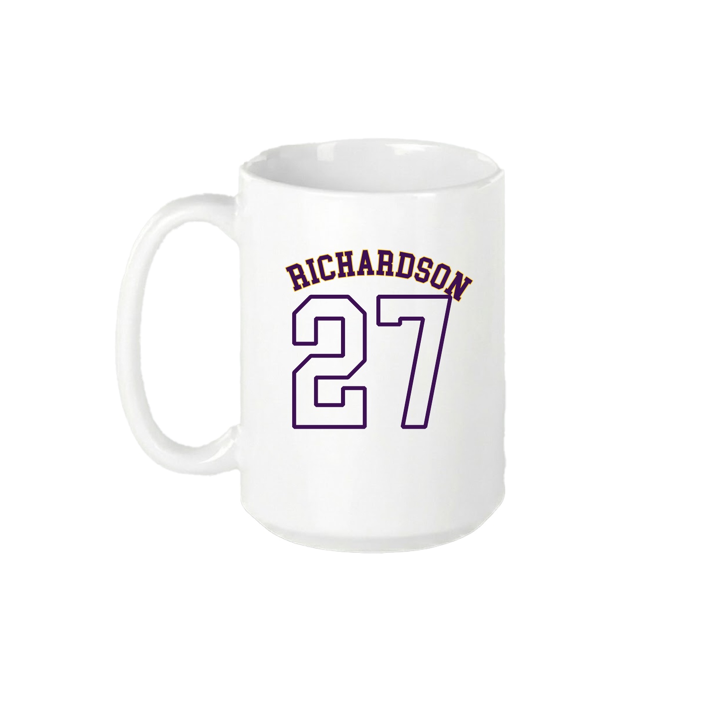 15oz Coffee Mug — Shirsey Arch in White