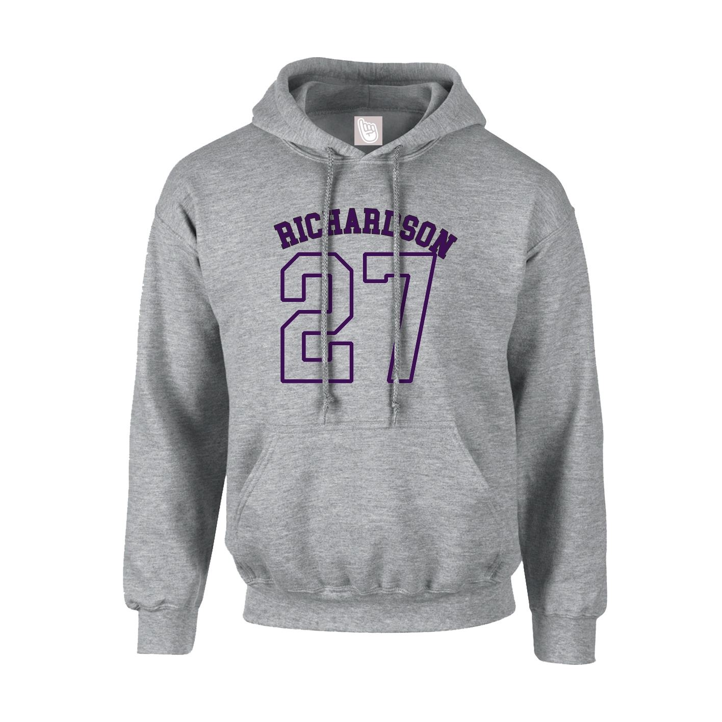 Youth Hoodie — Shirsey Arch in Grey