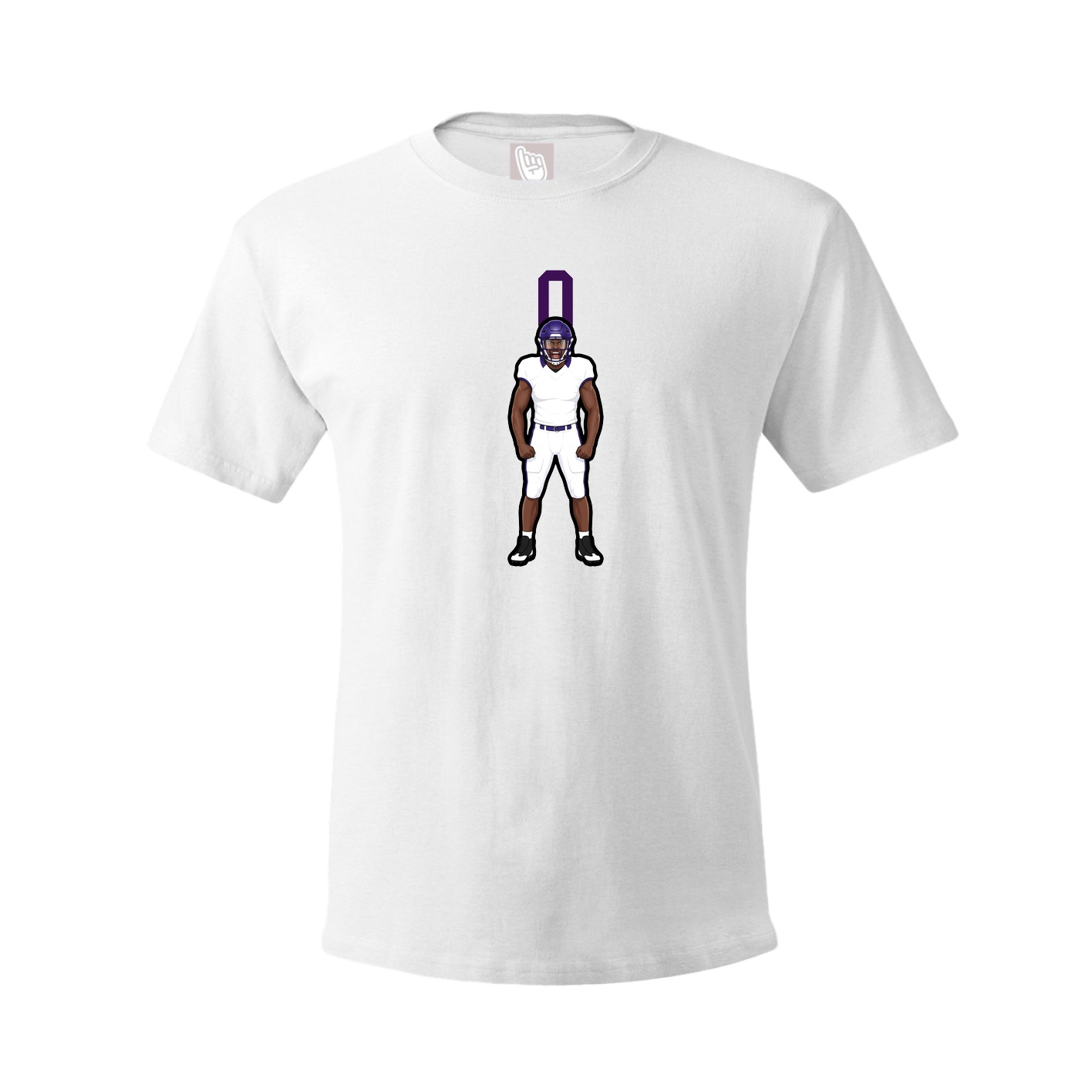 Tee — Number Top in White