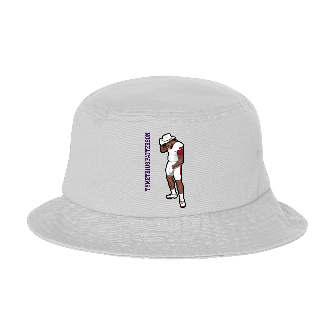 Bucket Cap — Name Vertical in White