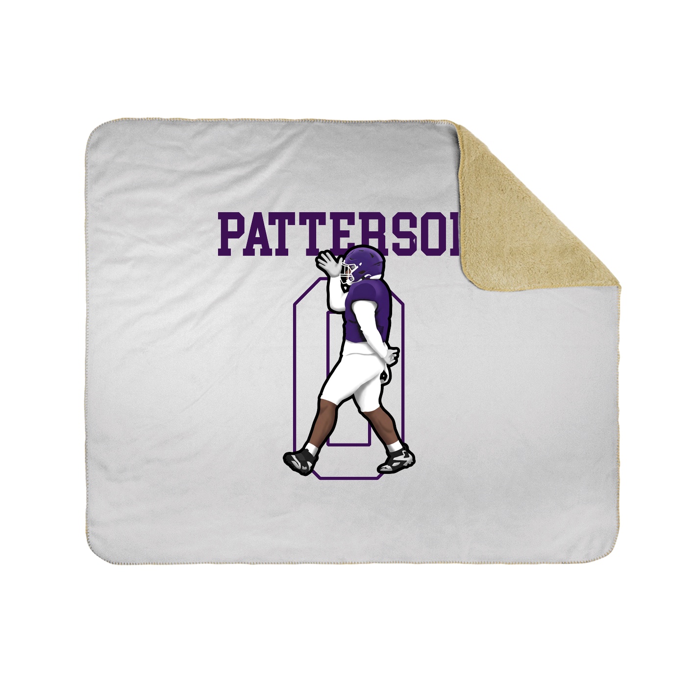 50x60 Sherpa Lined Throw Blanket