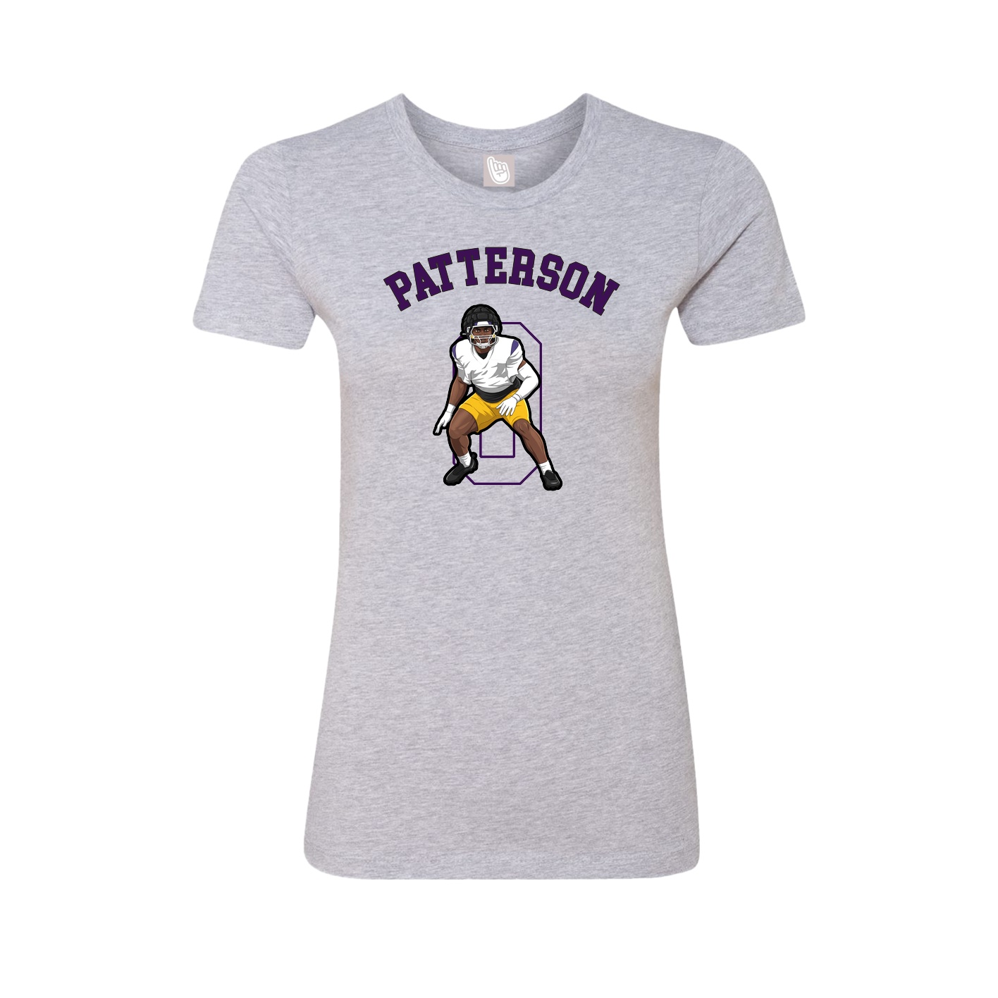 Fitted Women's Tee — Shirsey Arch in Grey