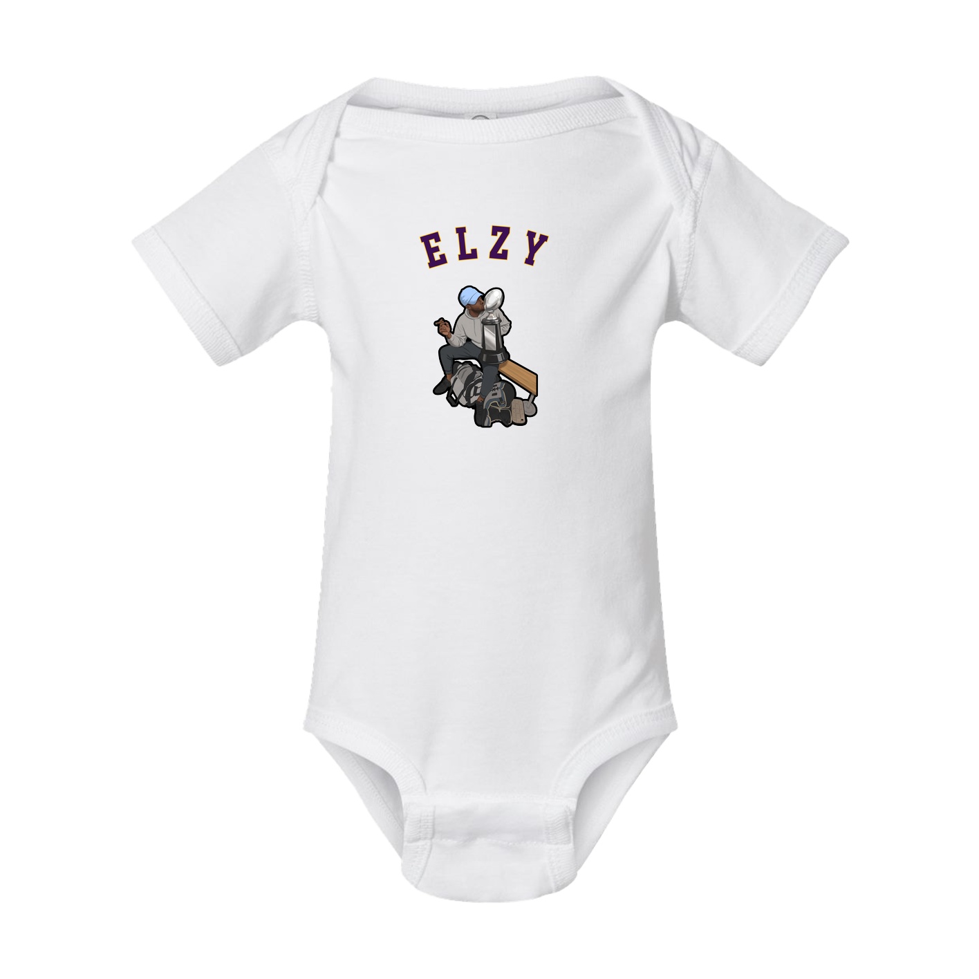 Baby Onesie — Shirsey Arch in White
