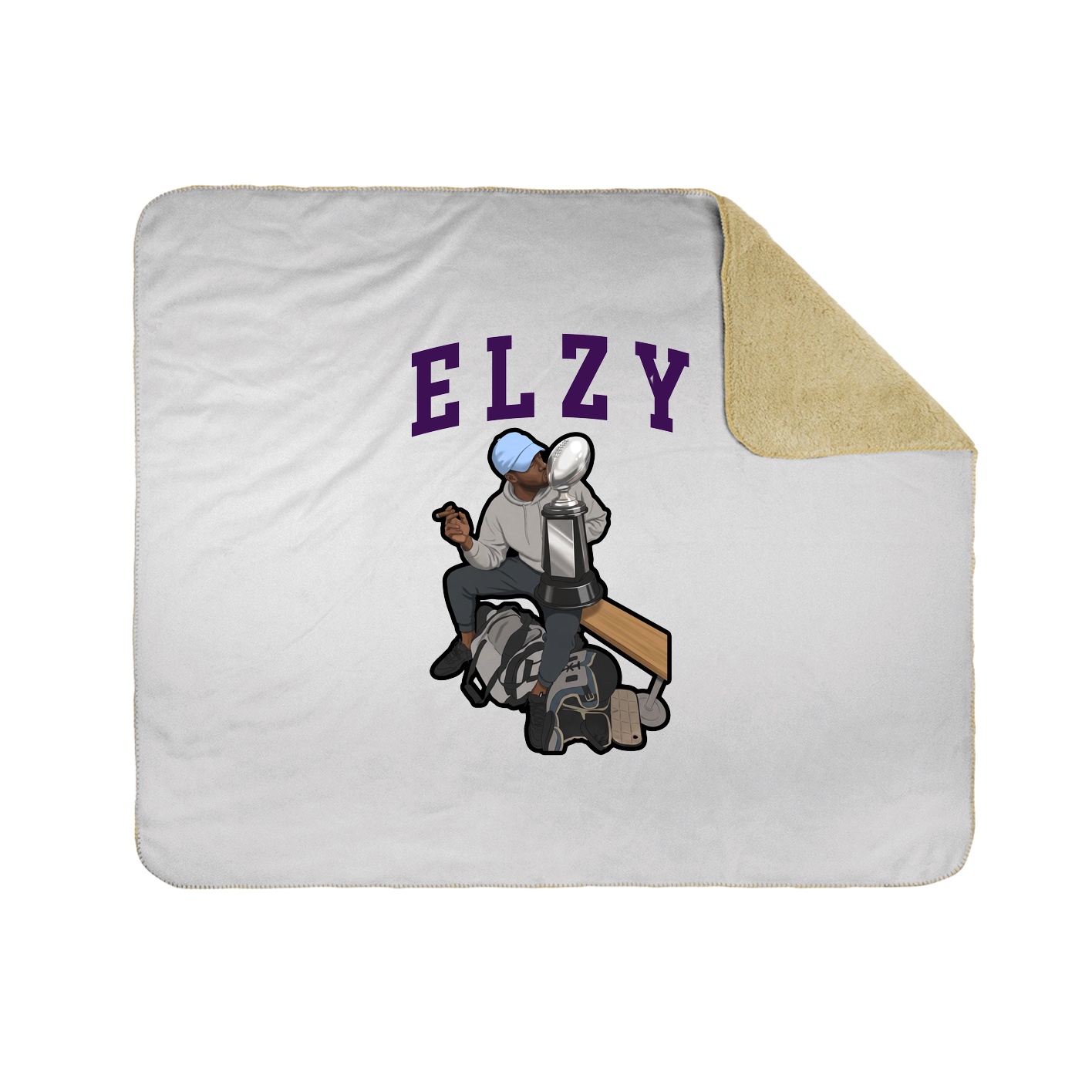 Throw Blanket — Shirsey in White