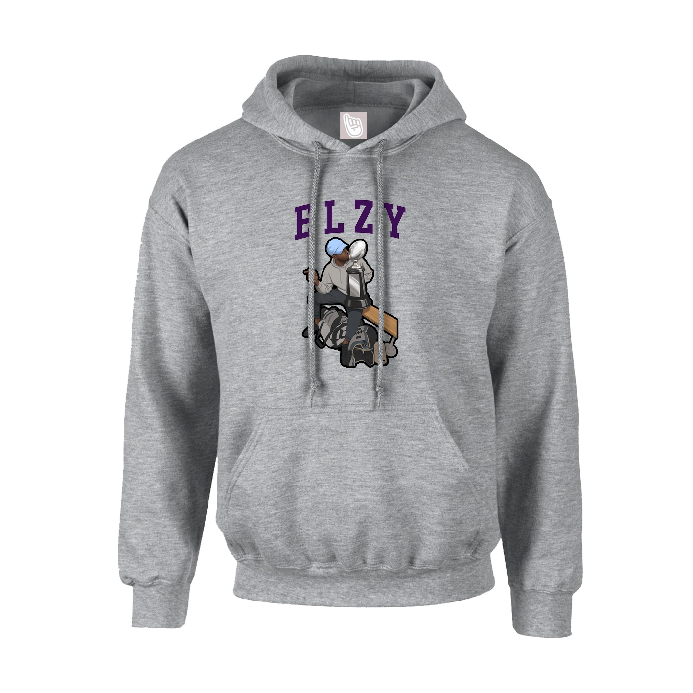 Hoodie — Shirsey in Grey