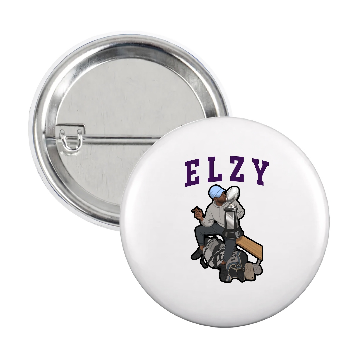Game Day Button — Shirsey in White