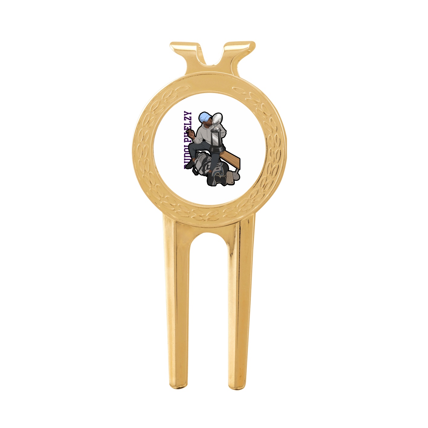 Divot Tool with Ball Marker — Name Vertical in Classic