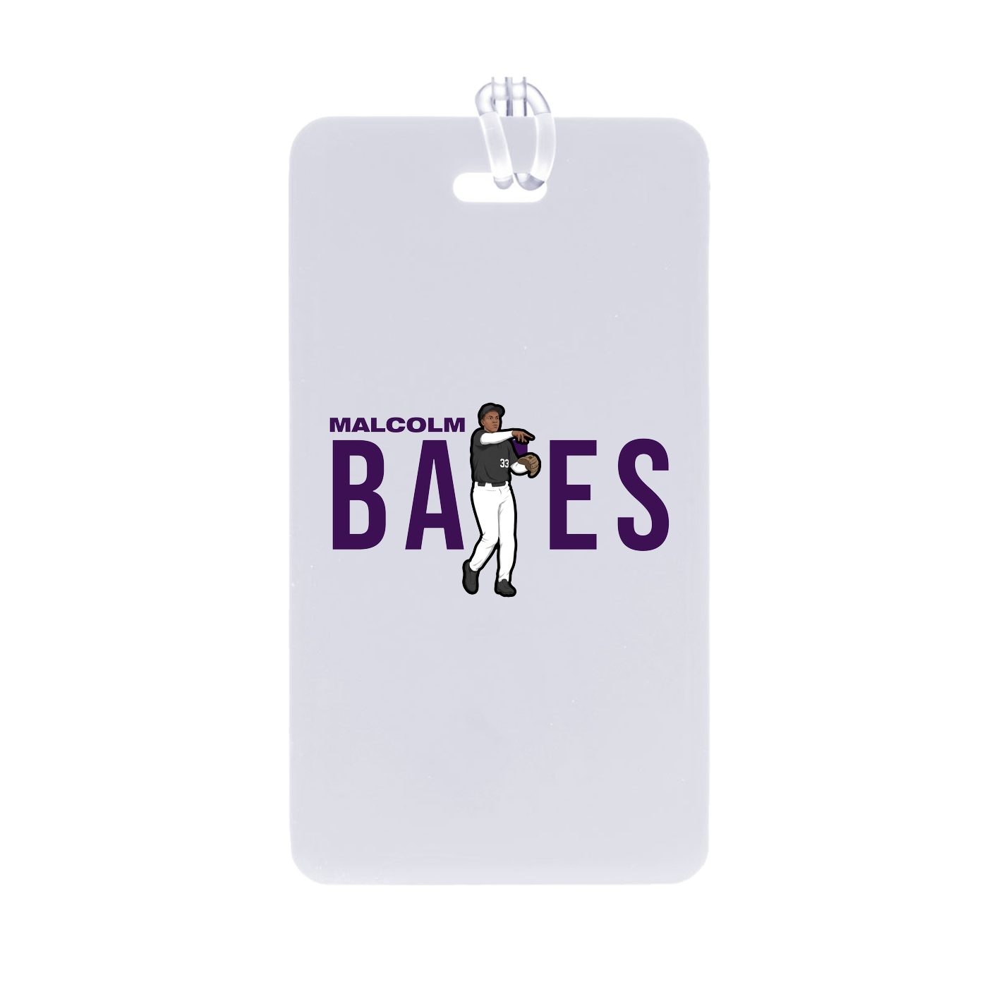 Bag Tag — Player Name in Classic