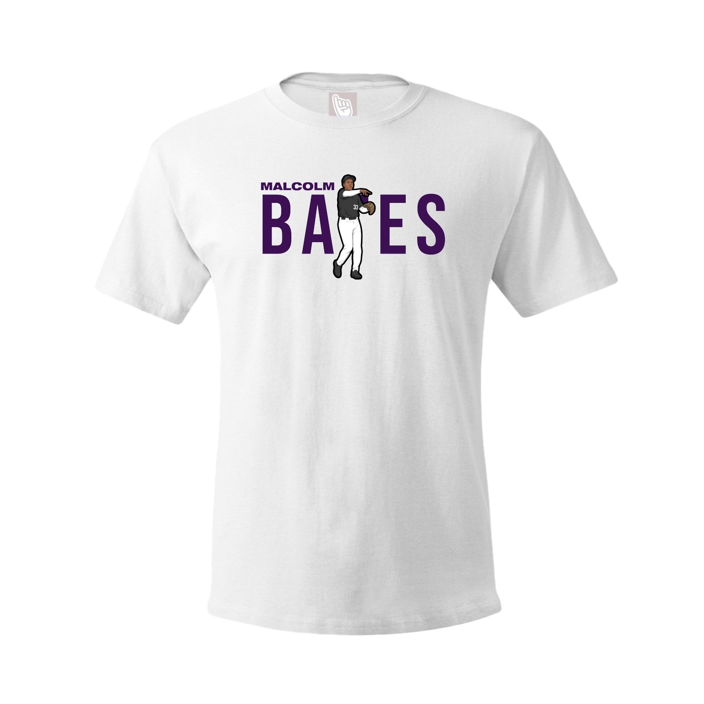 Youth Tee — Player Name in White