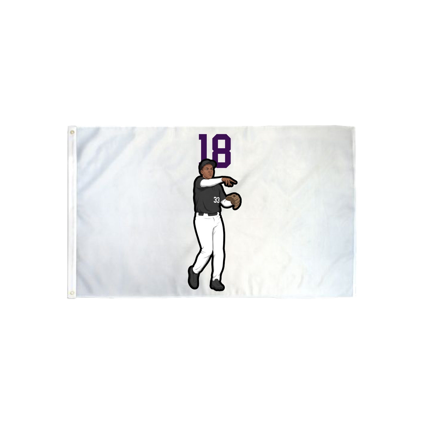 3x5 Flag — Number Top in Classic