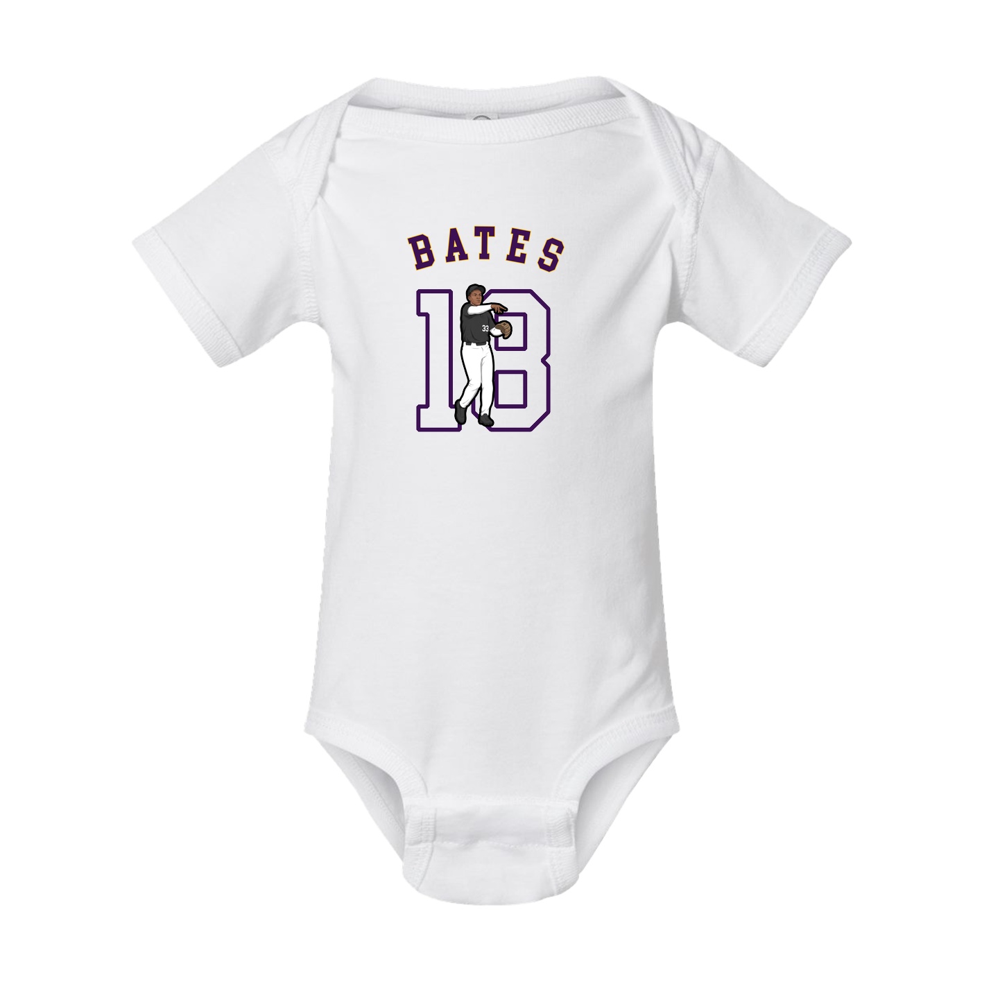 Baby Onesie — Shirsey Arch in White