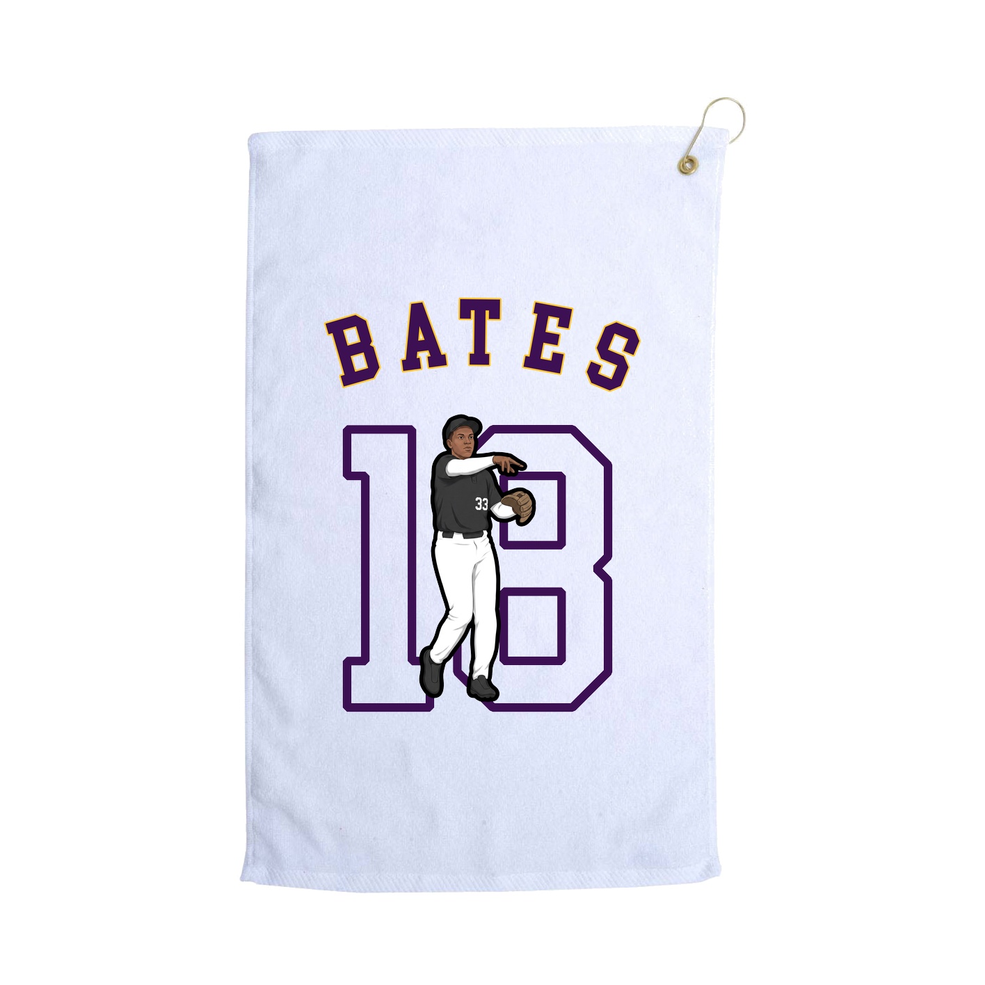 Golf Towel — Shirsey Arch in White