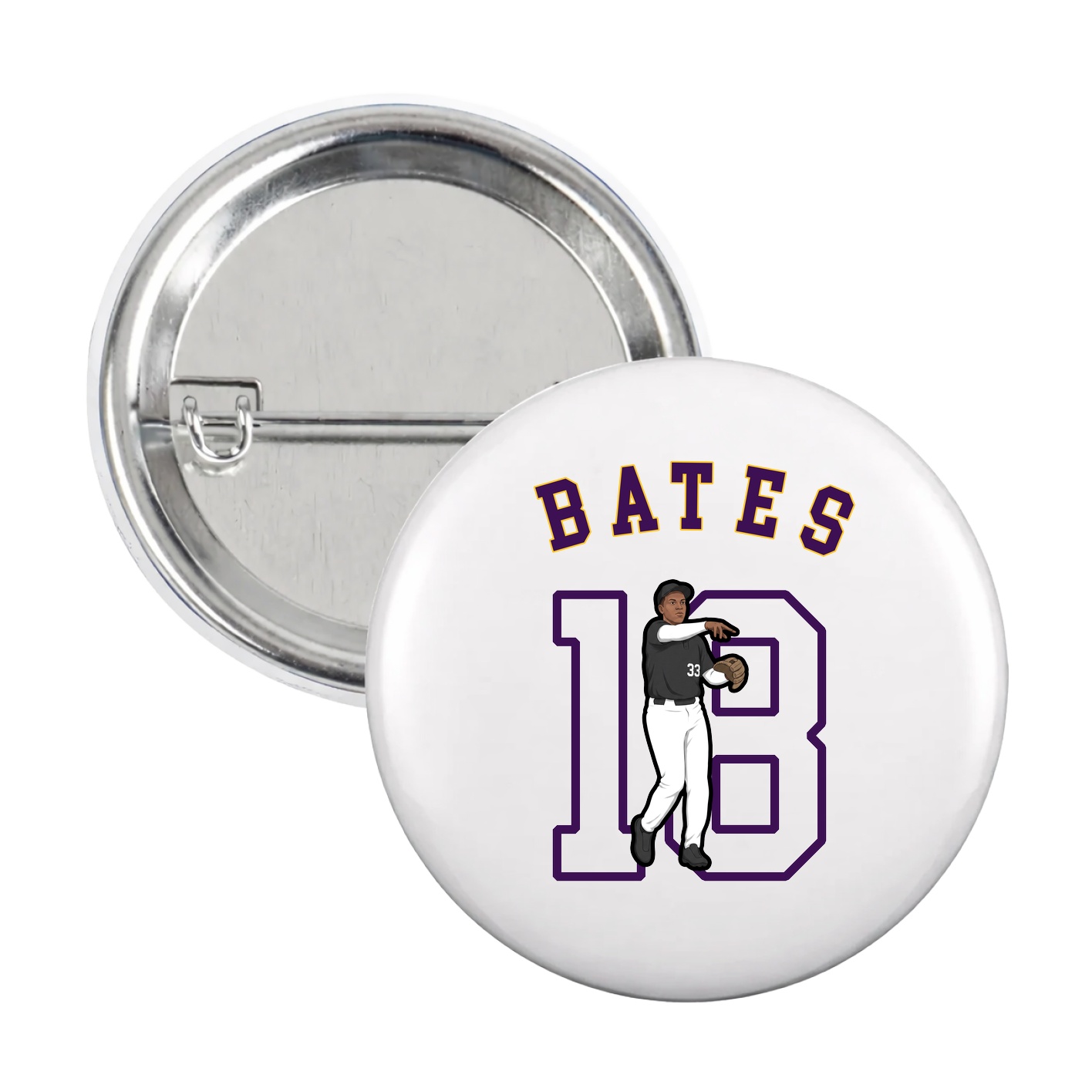 Game Day Button — Shirsey Arch in White