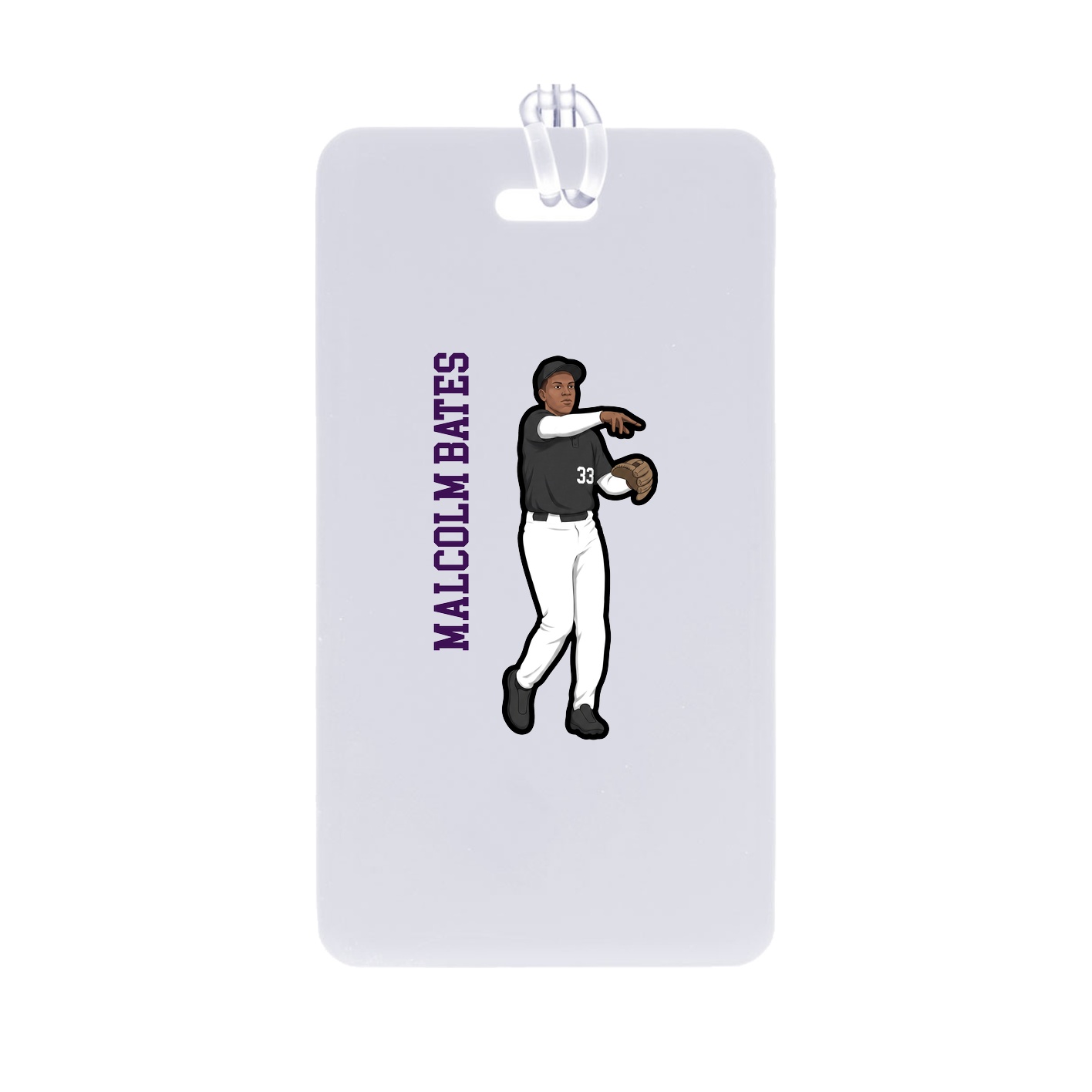 Bag Tag — Name Vertical in Classic