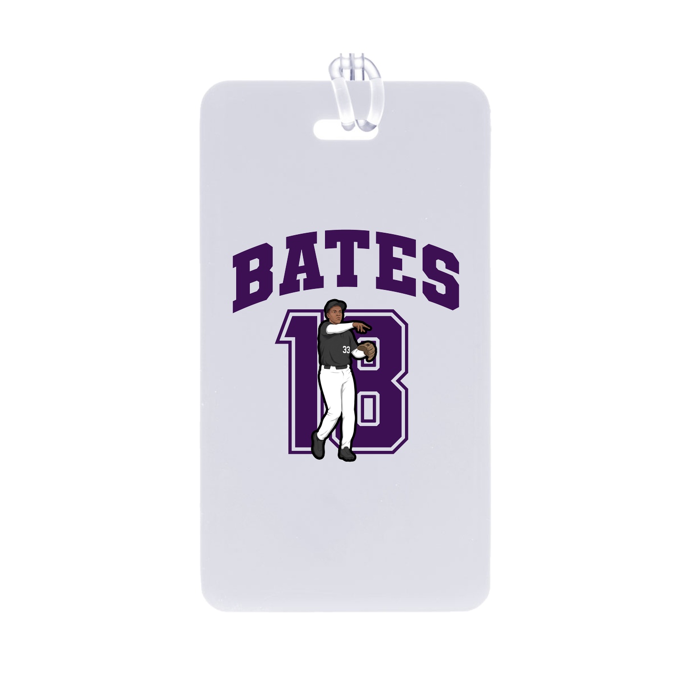 Bag Tag — Number in Classic
