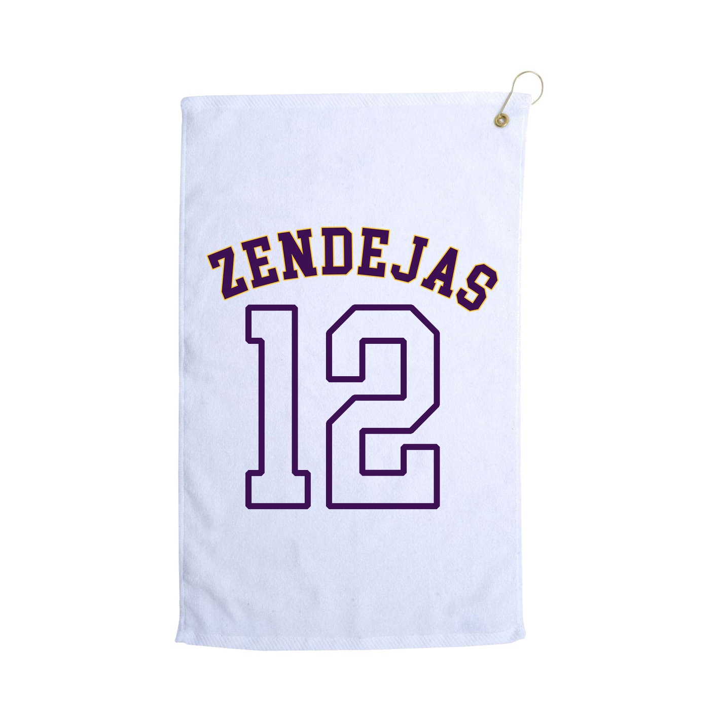 Golf Towel — Shirsey Arch in White