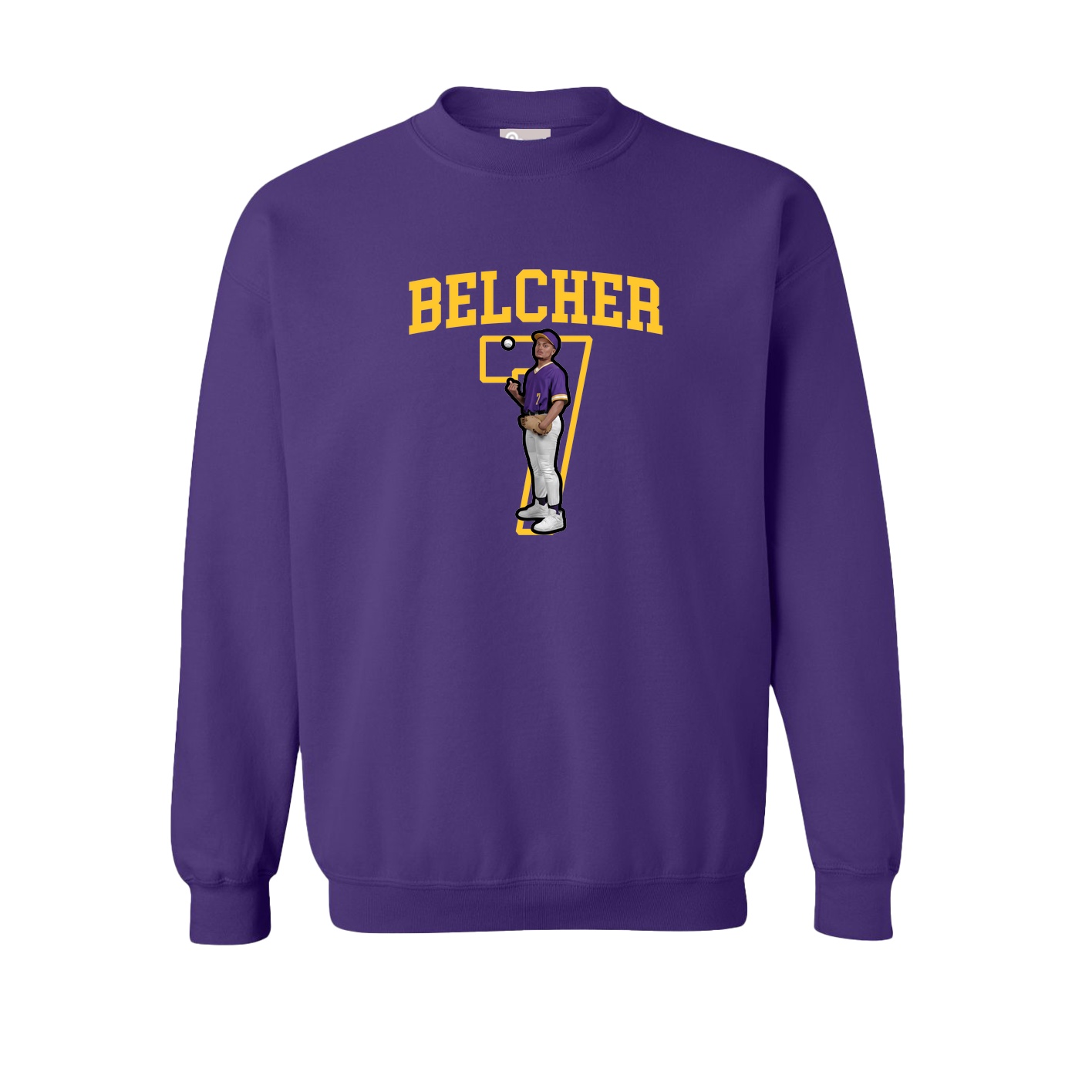 Fleece Crew — Shirsey in Purple