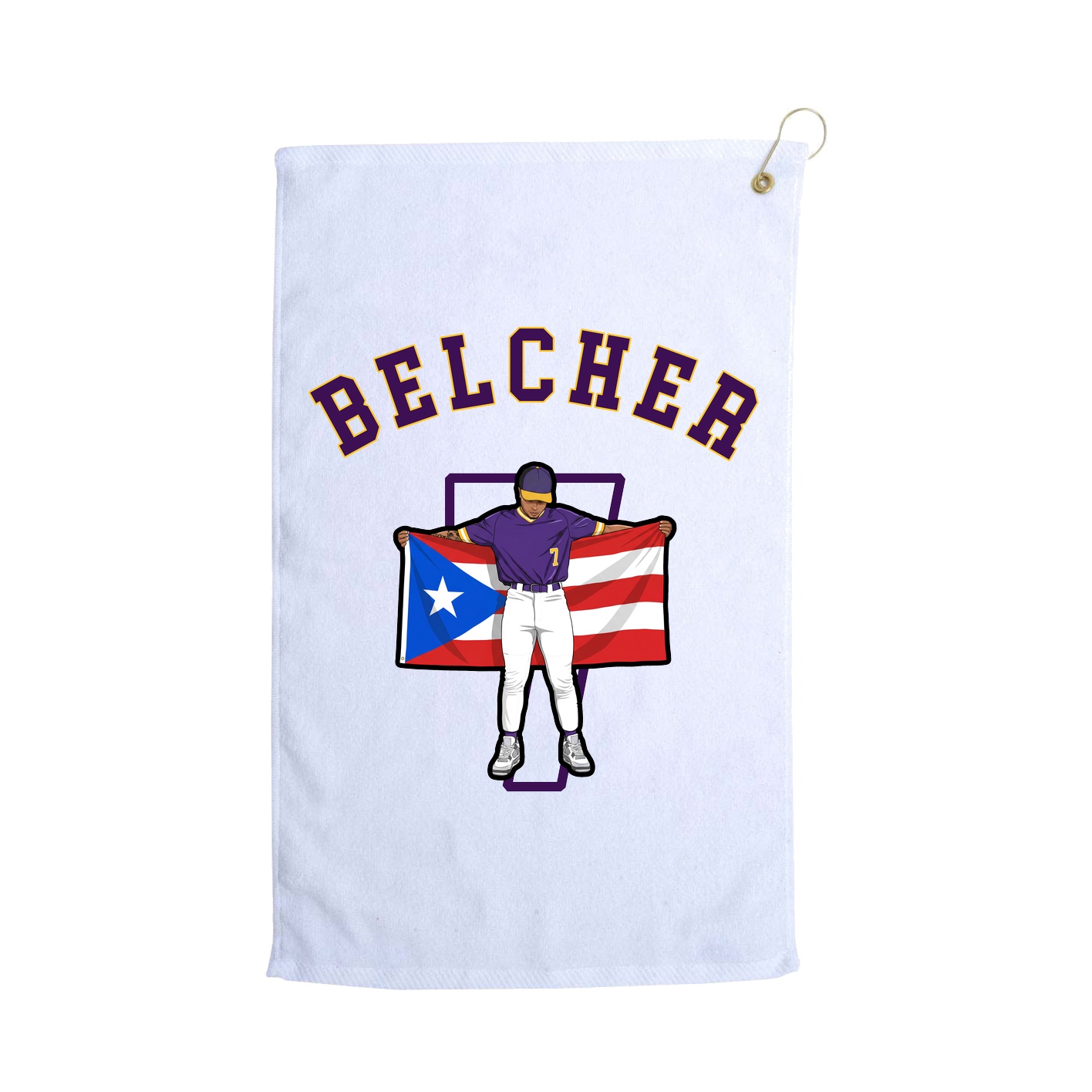 Terry Velour Golf Towel