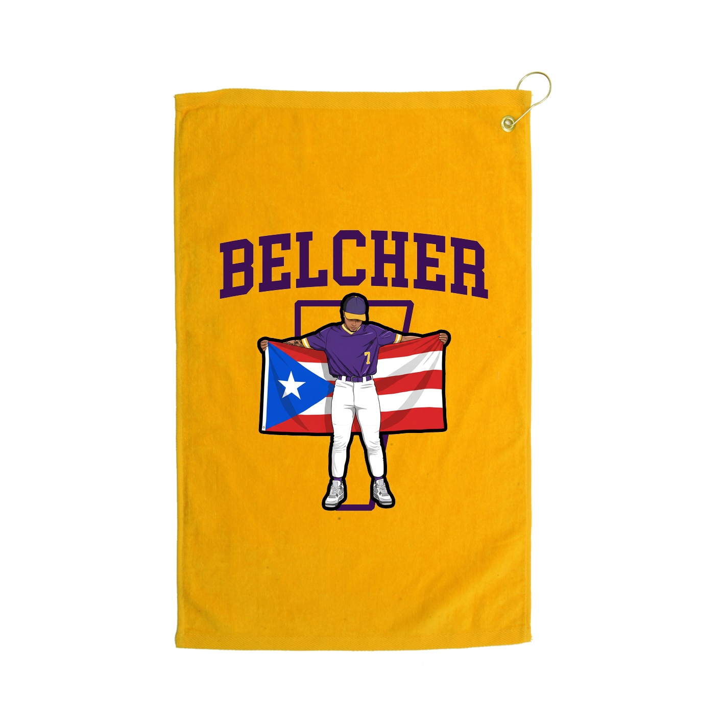Golf Towel — Shirsey in Gold