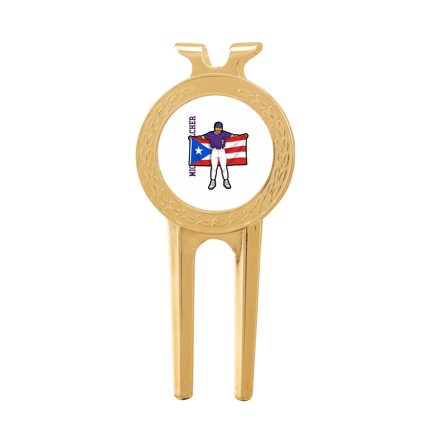 Divot Tool with Ball Marker — Name Vertical in Classic