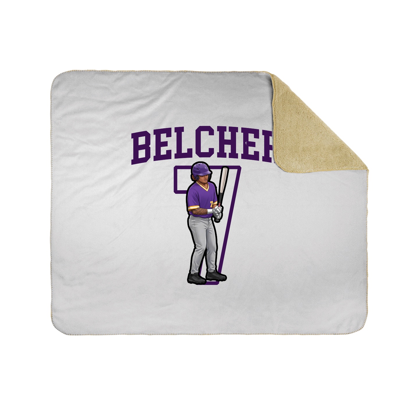 Throw Blanket — Shirsey in White