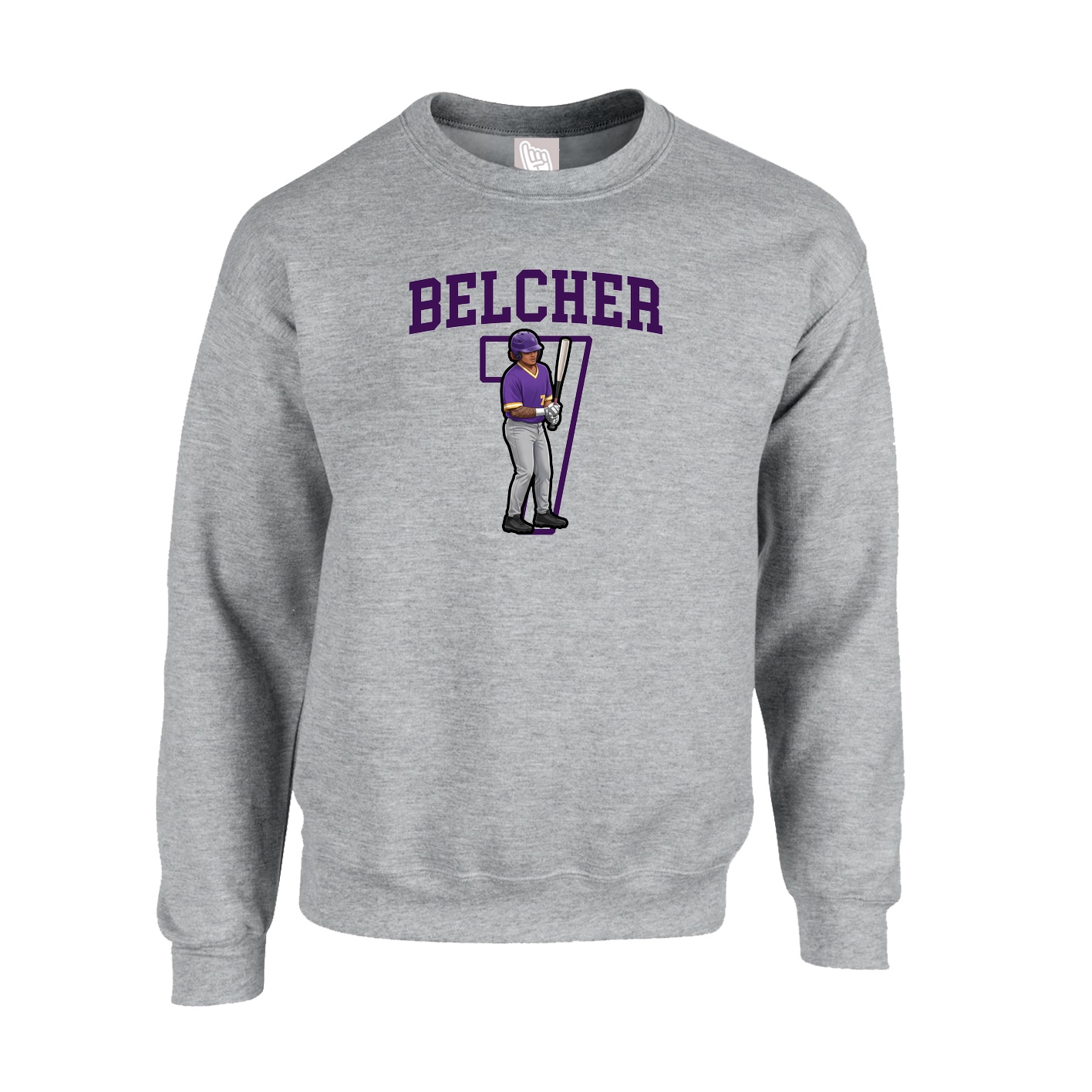 Fleece Crew — Shirsey in Grey
