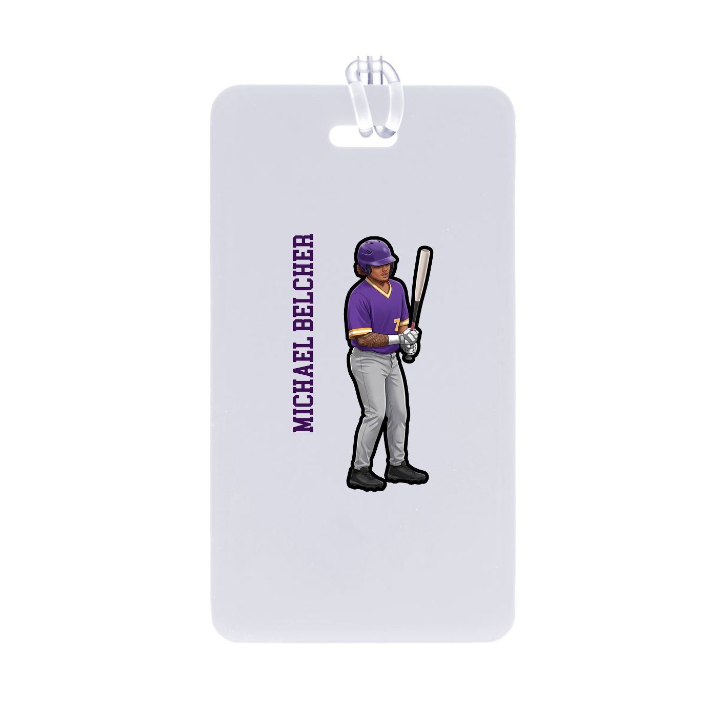 Bag Tag — Name Vertical in Classic