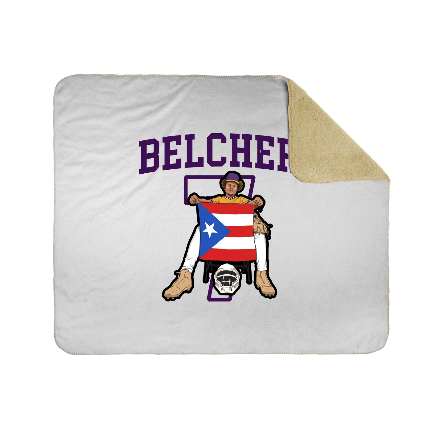 Throw Blanket — Shirsey in White
