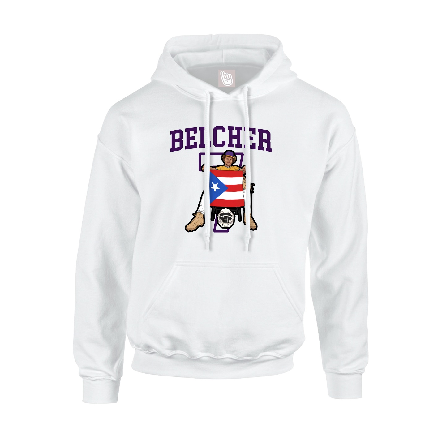 Youth Hoodie — Shirsey in White