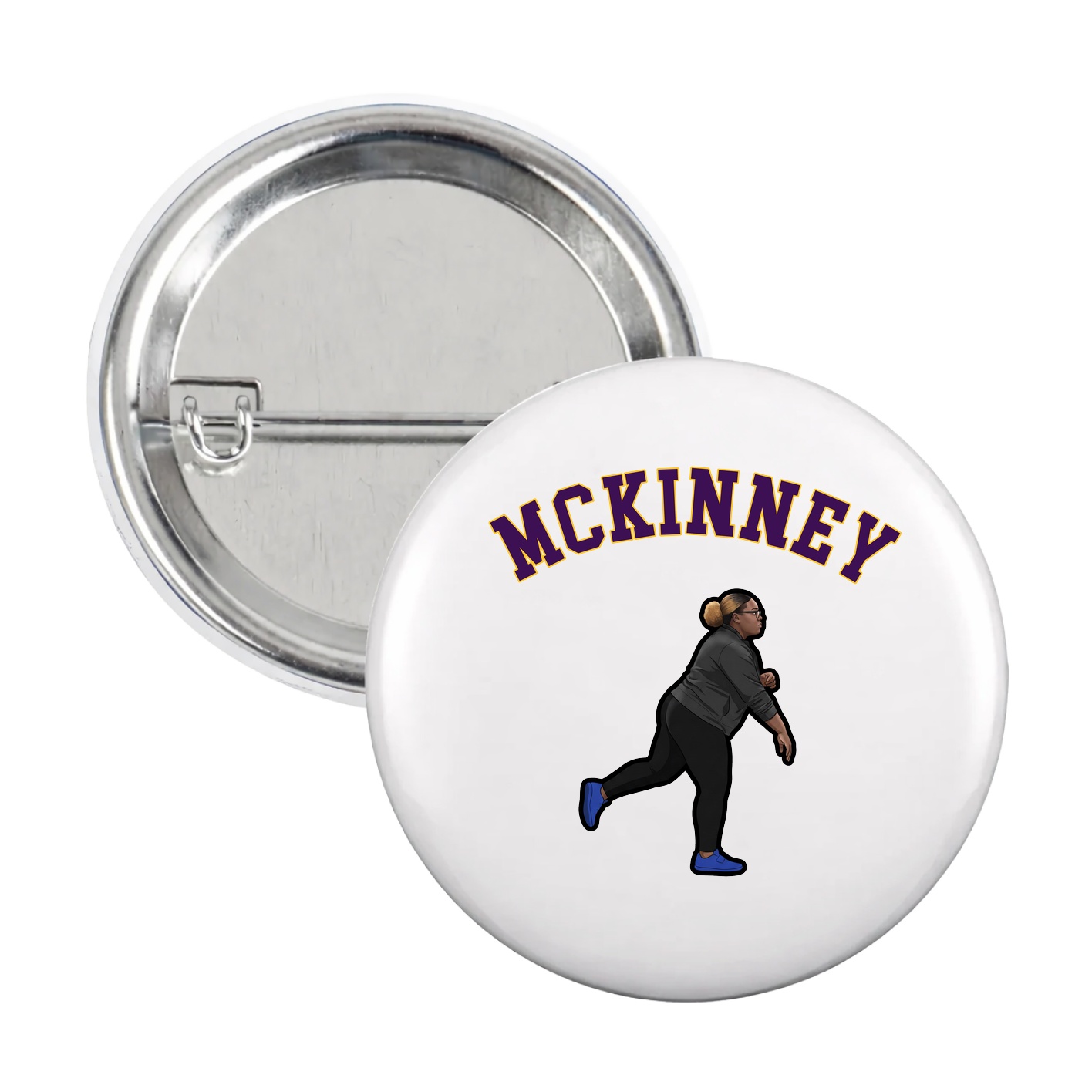 Game Day Button — Shirsey Arch in White