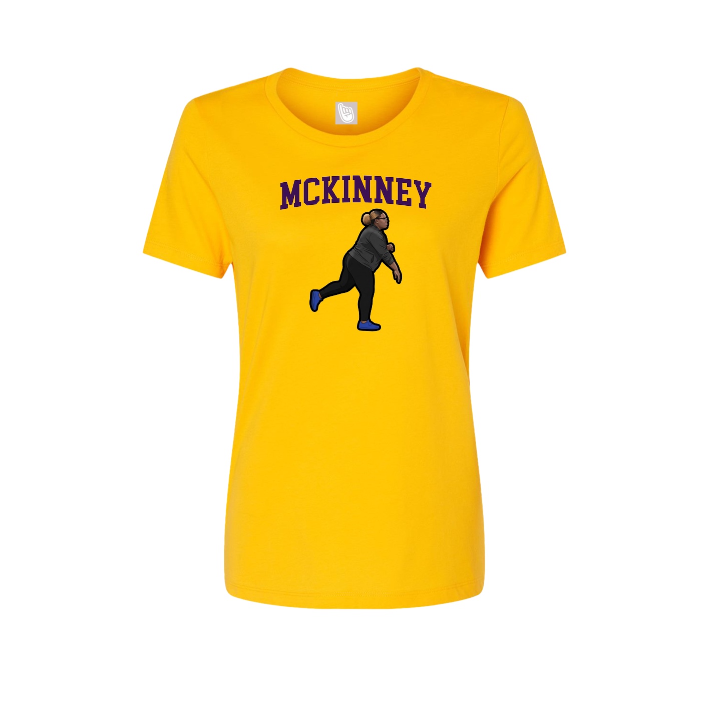 Fitted Women's Tee — Shirsey in Gold