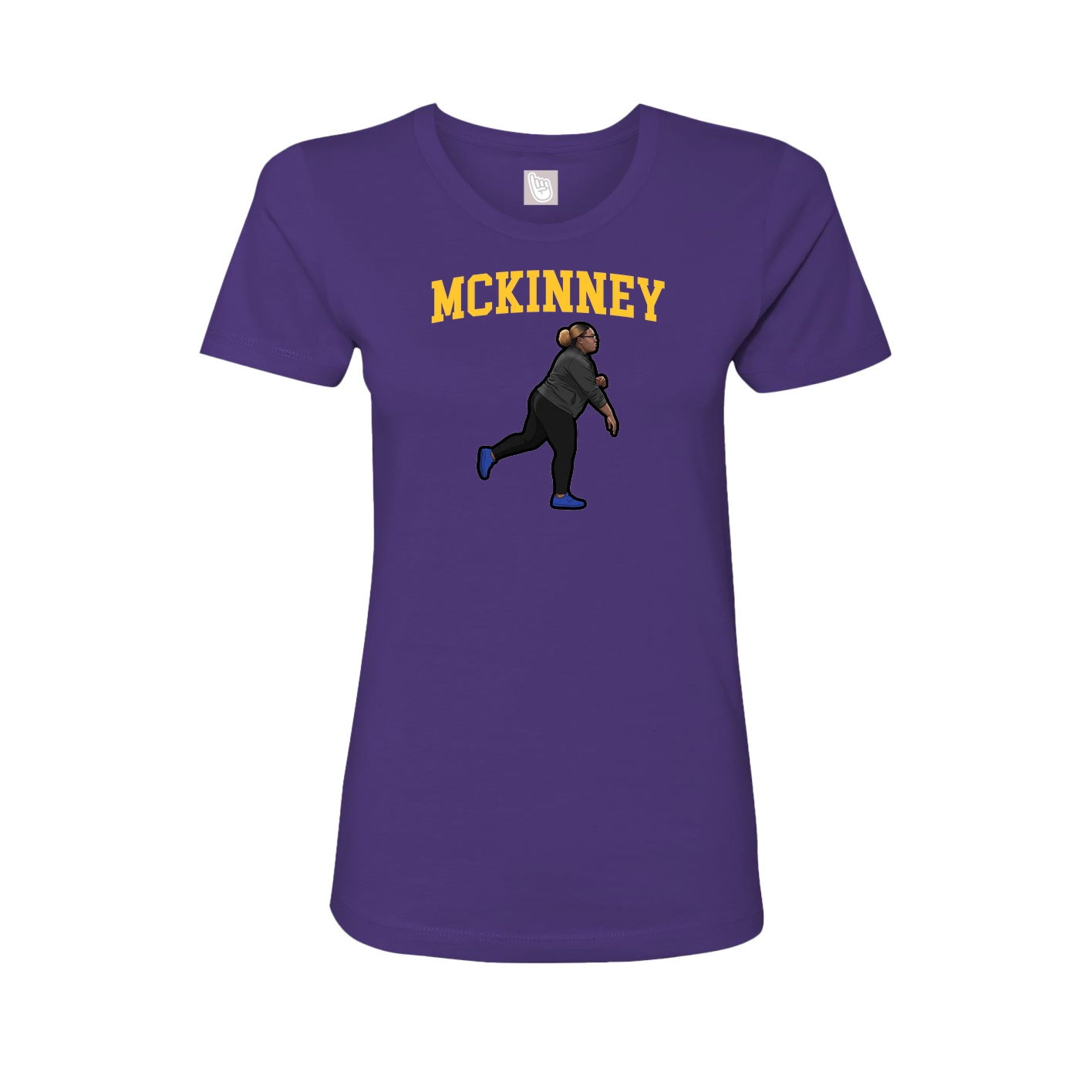 Fitted Women's Tee — Shirsey in Purple