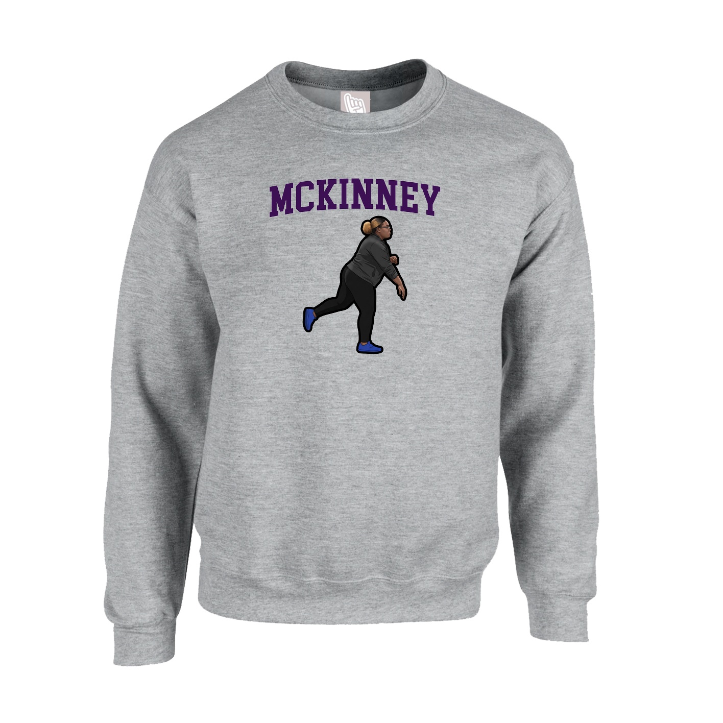 Fleece Crew — Shirsey in Grey