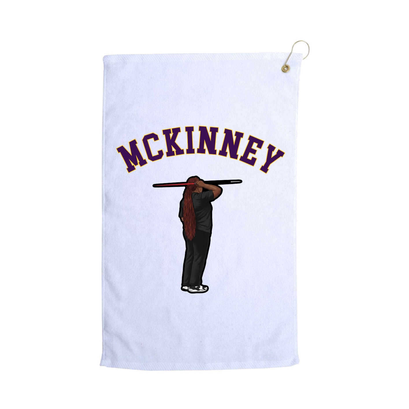 Golf Towel — Shirsey Arch in White