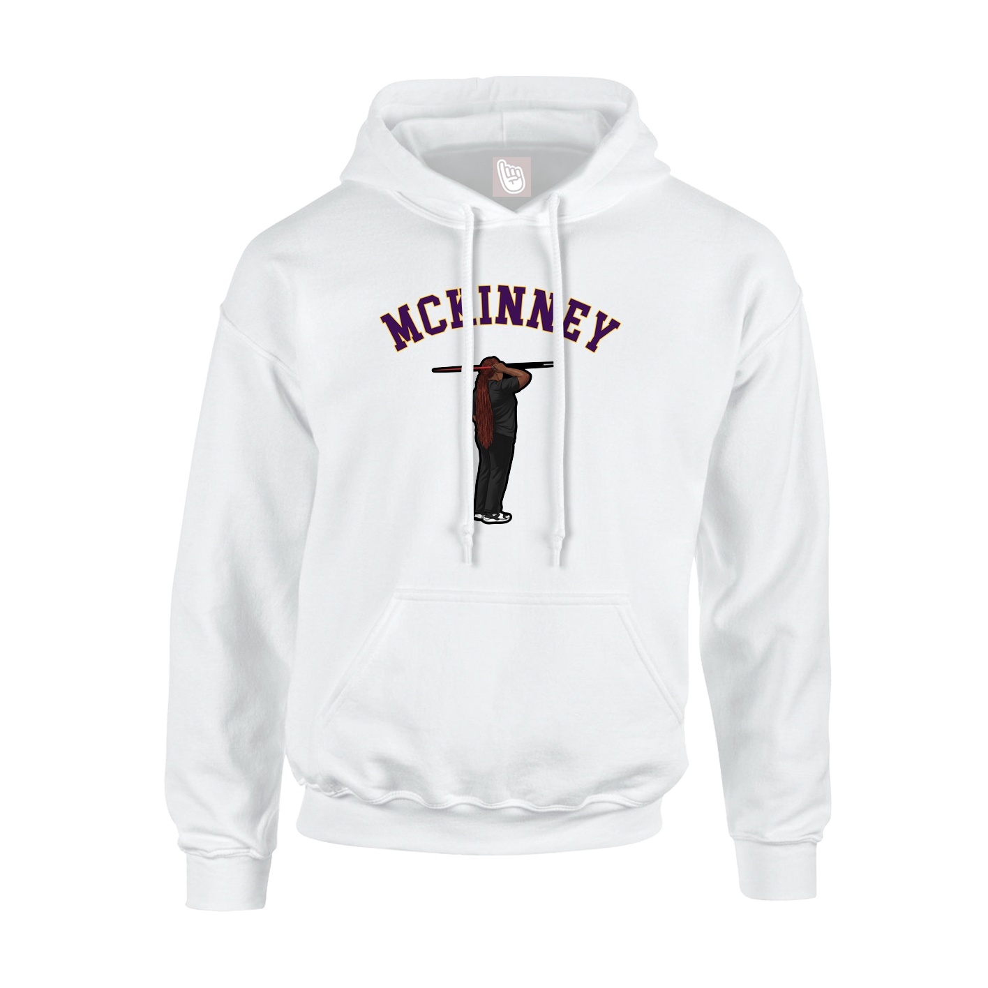 Hoodie — Shirsey Arch in White
